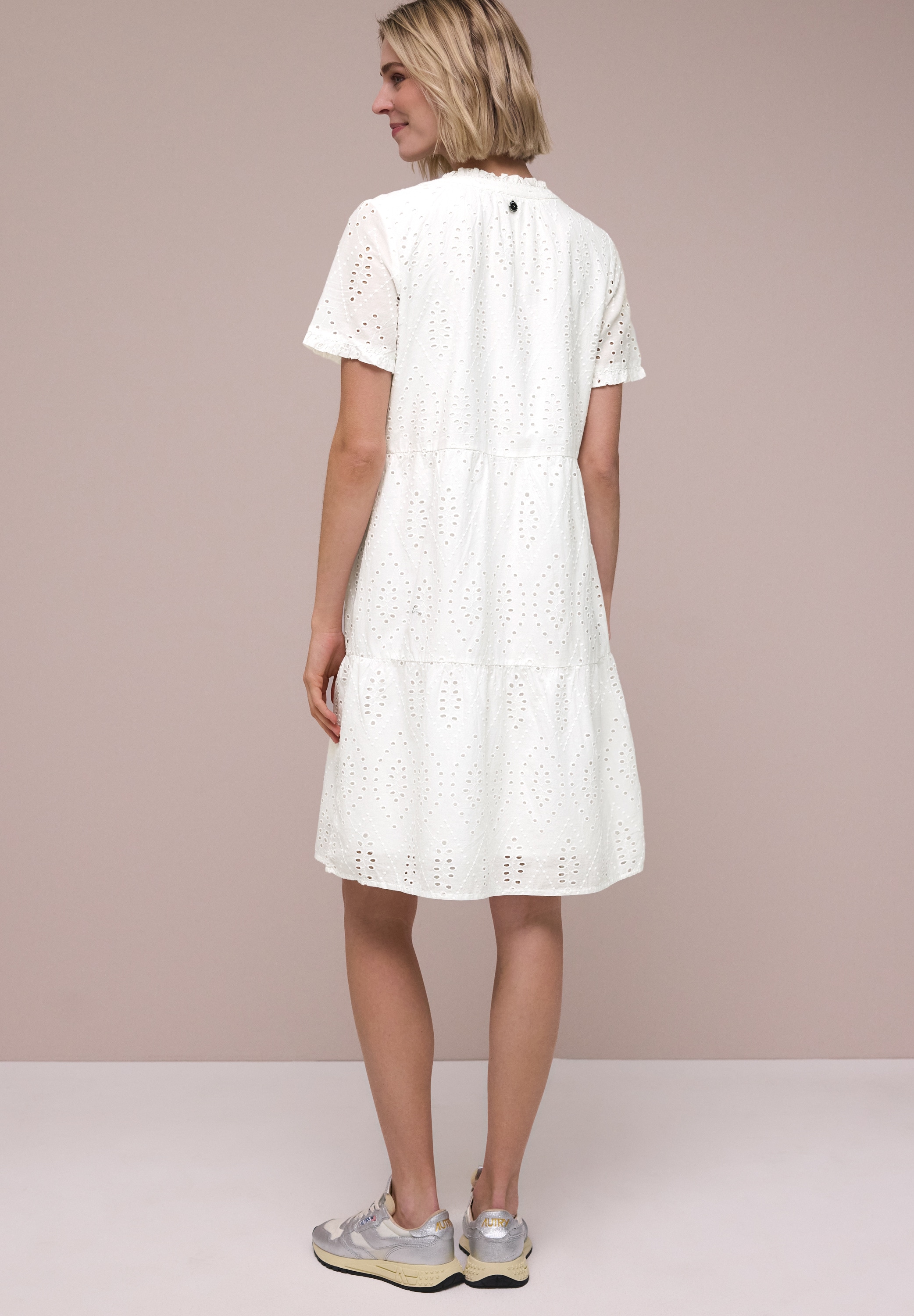 STREET ONE Tunikakleid mit Lochmuster