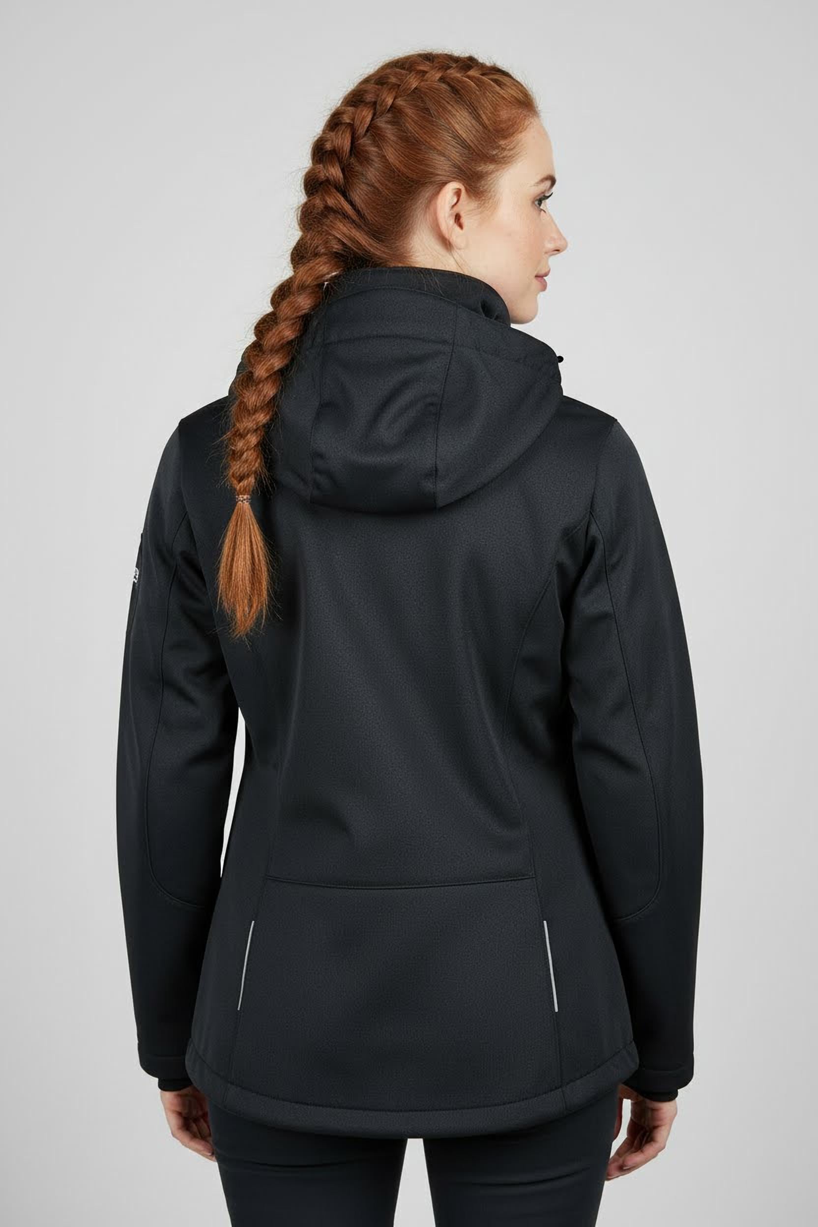 CMP Softshelljacke »WOMAN JACKET ZIP HOOD« 1 Stk. tlg. mit Kapuze sportlicher Stil, mit abnehmbarer Kapuze, wasserdicht, atmungsaktiv