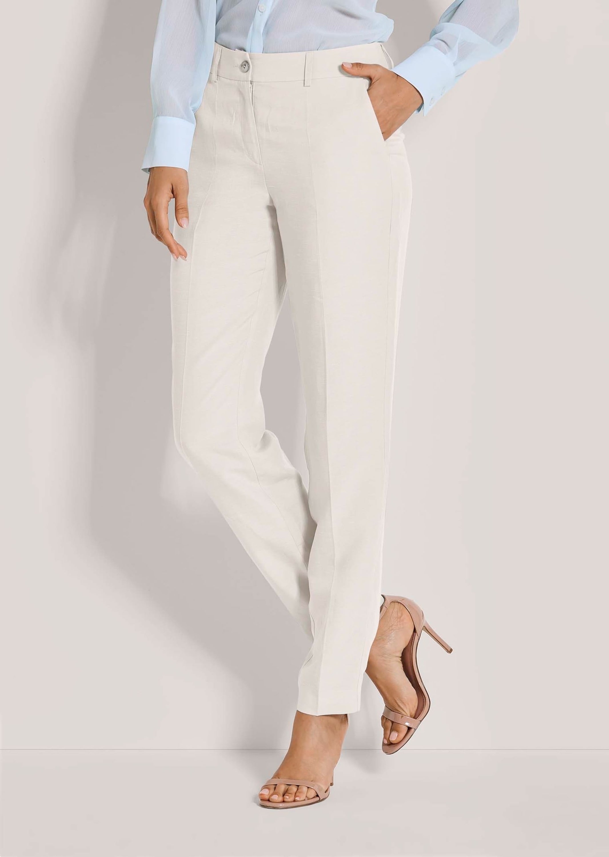 MADELEINE Bügelfaltenhose »Stoffhose Elegante Bügelfaltenhose mit Formbund«