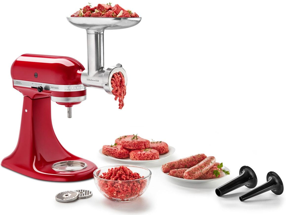 KitchenAid Fleischwolfaufsatz »5KSMMGA«, aus Ganzmetall