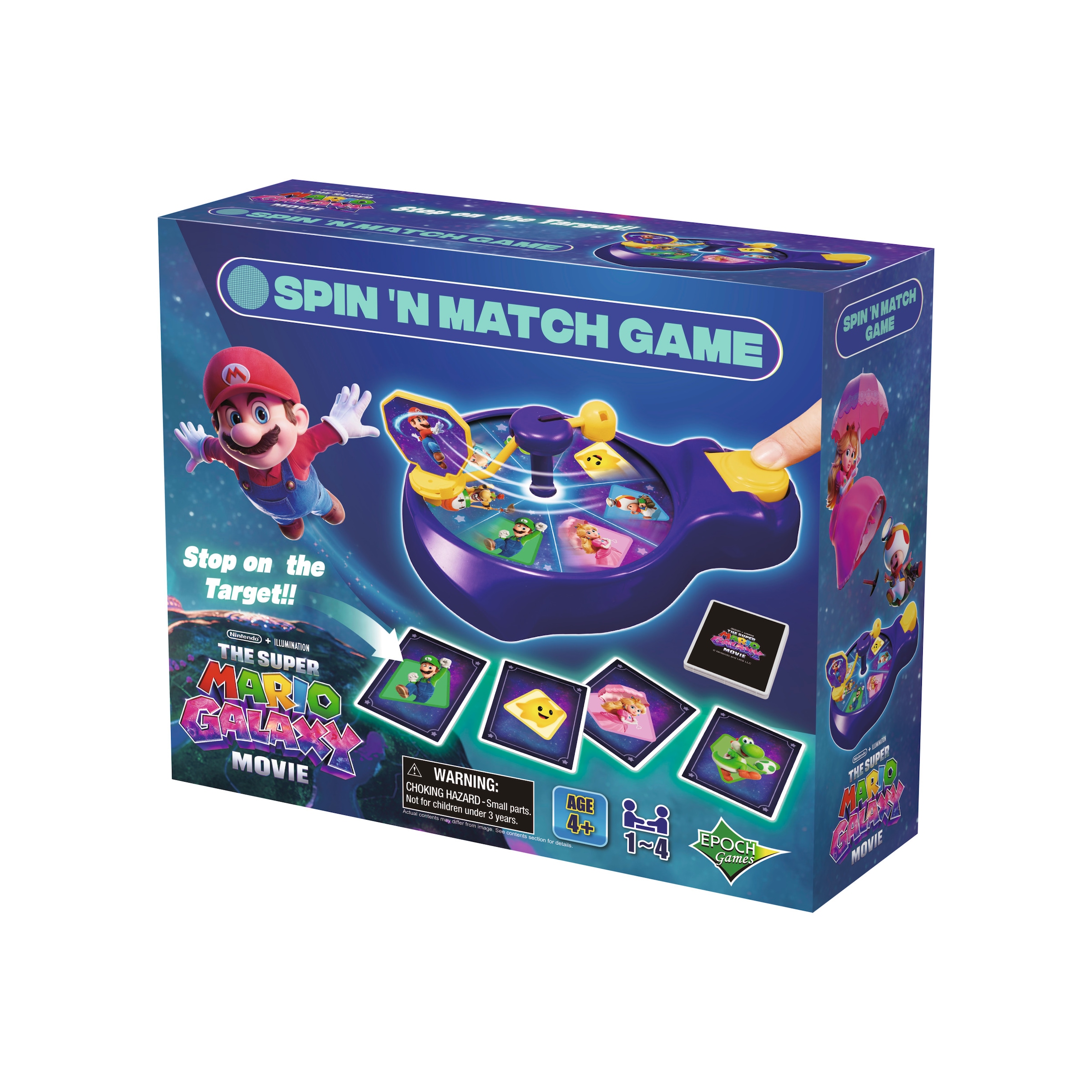 EPOCH Games Spiel »Super Mario™ Galaxy Movie Spin'n Match Game«