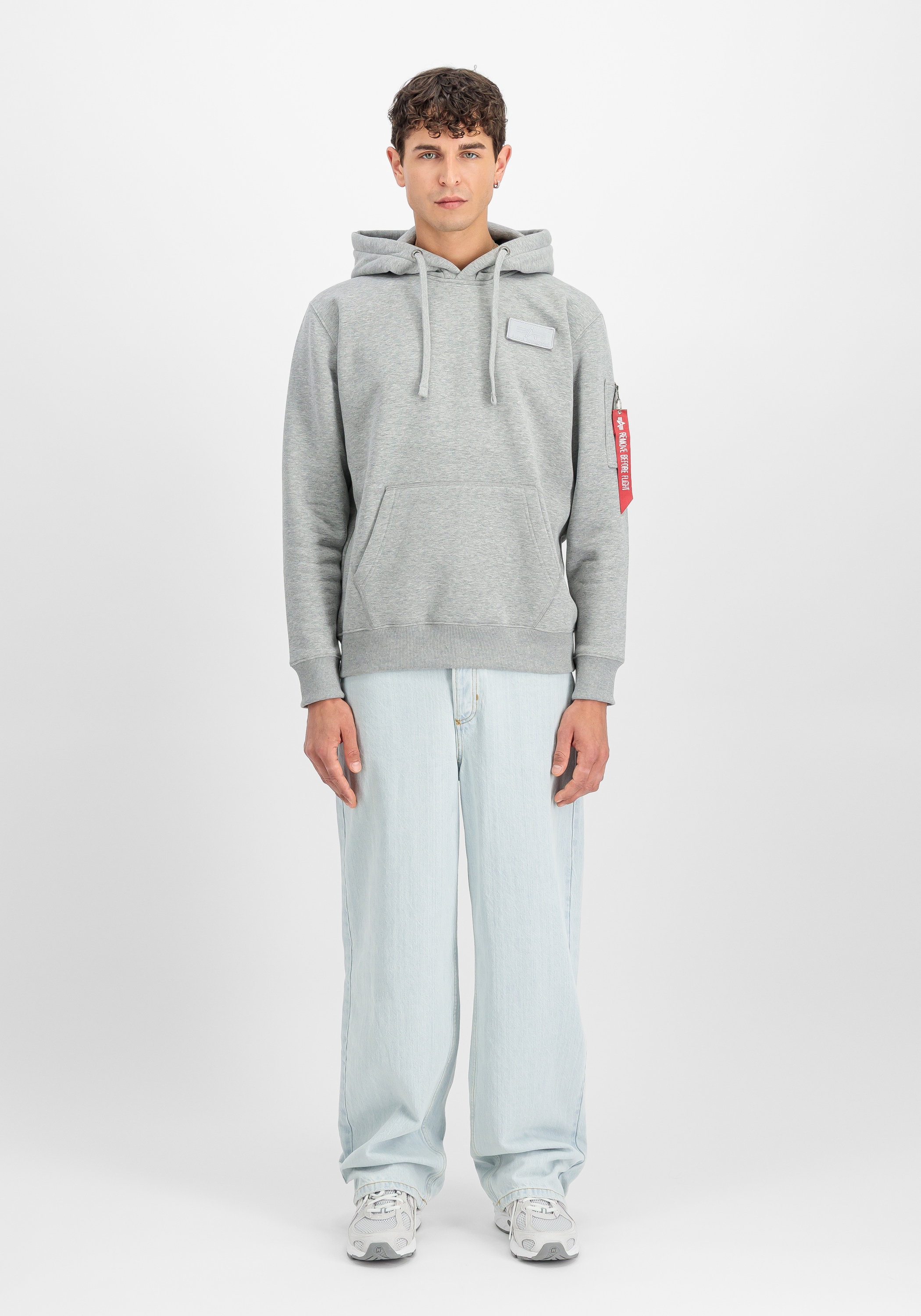 Alpha Industries Hoodie »Alpha Industries Men - Hoodies Red Stripe Hoodie«