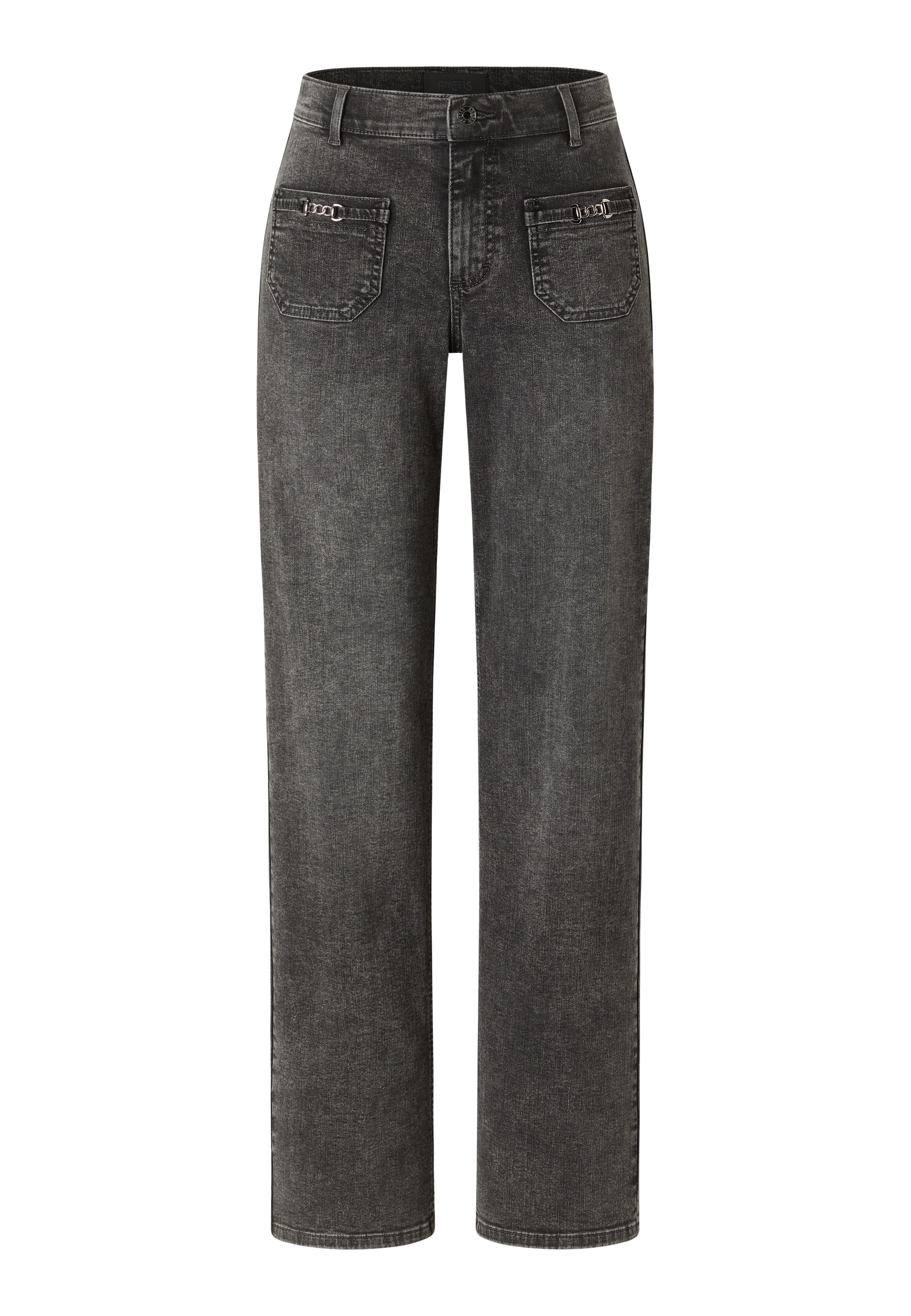 ANGELS Relax-fit-Jeans »LIZ SMART BUCKLE« mit kleinen Schmuckelementen