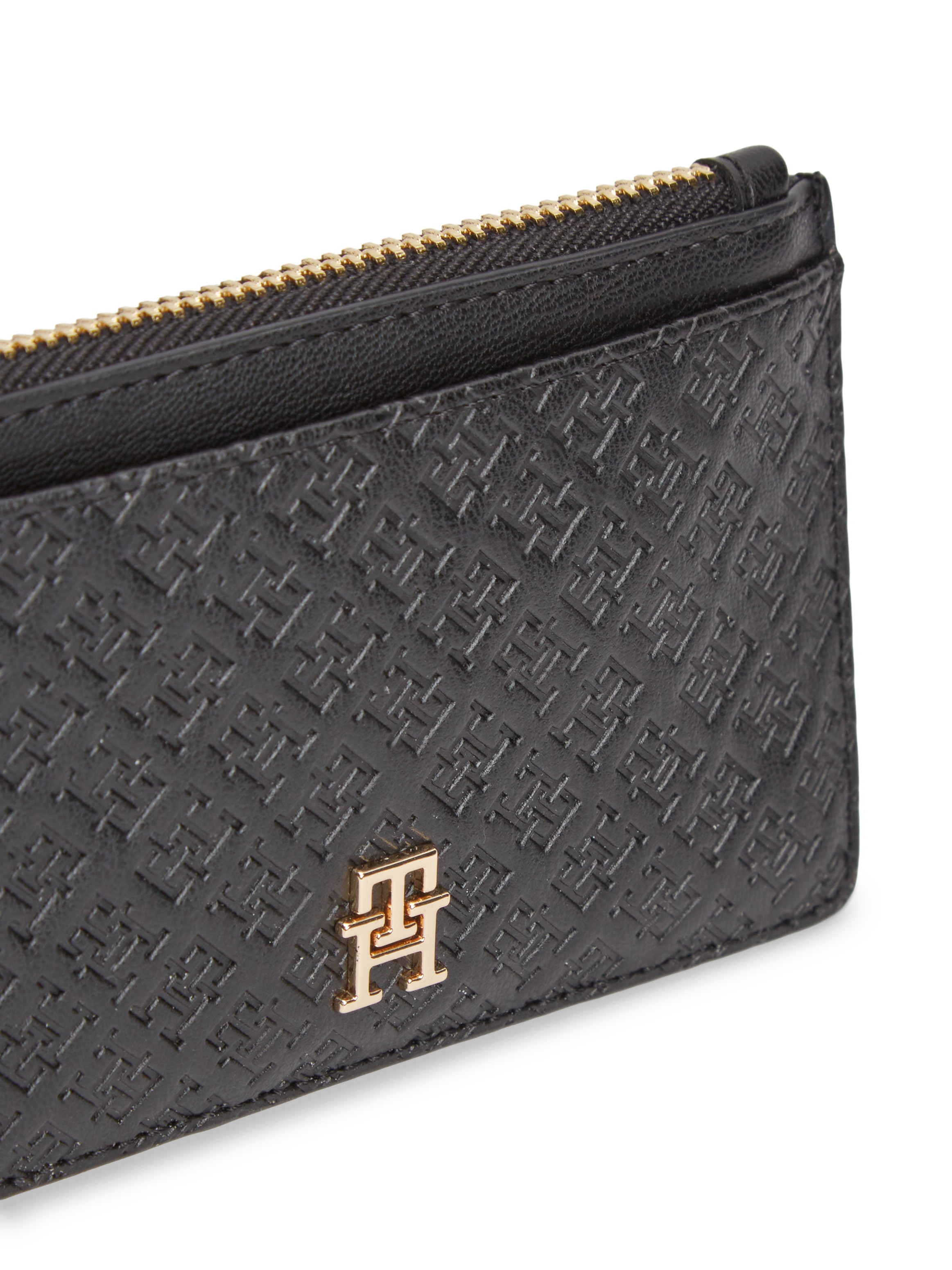 Tommy Hilfiger Kartenetui »TH ICON LONG CC HOLDER MONO« Unisex Minigeldbeutel, Portemonnaie mit TH-Schmucklogo
