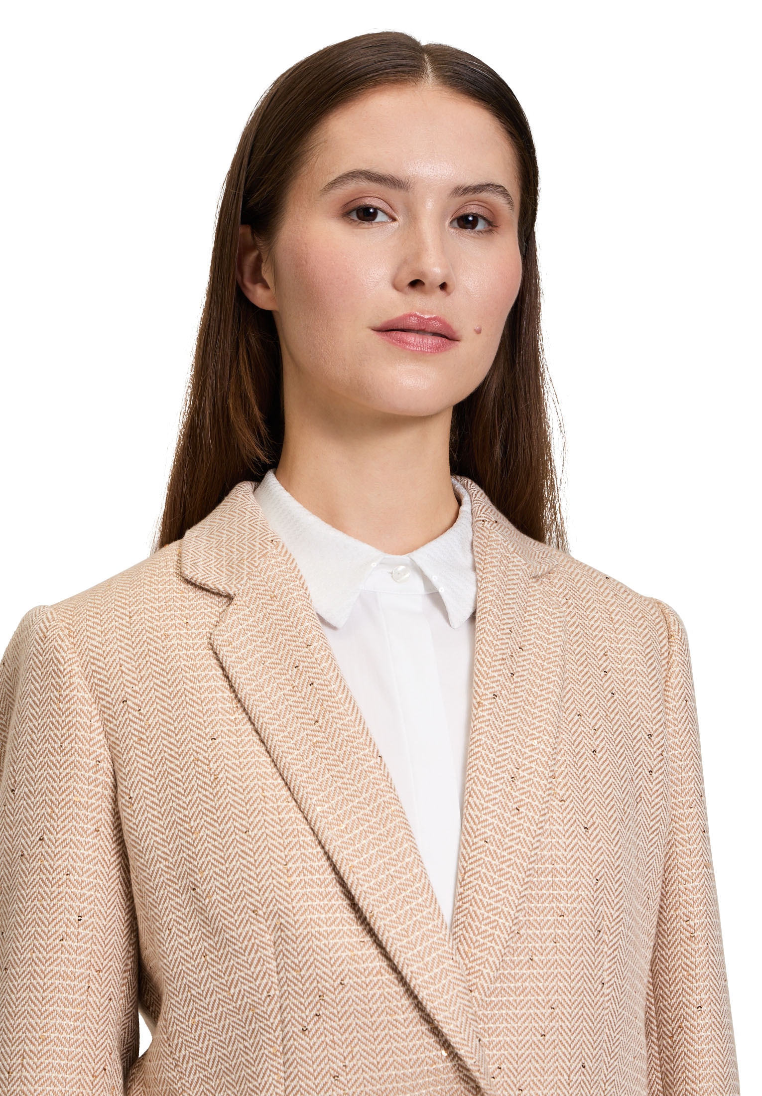 Betty&Co Kurzblazer »Kurzblazer mit Hahnentrittmuster«