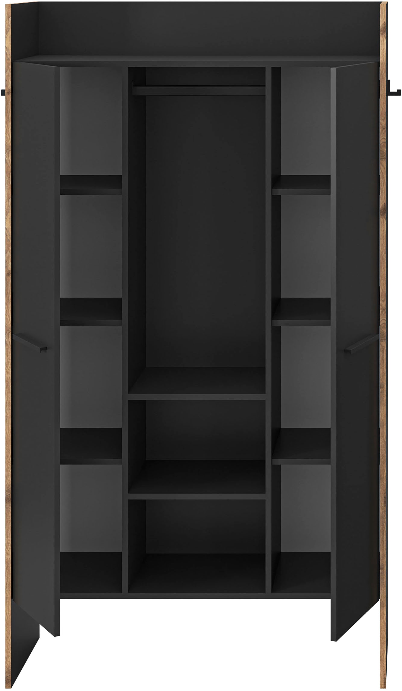 INOSIGN Garderobenschrank »MUSTA, Breite: 70cm, mit Kleiderstange, 2 Haken, 2 Türen, 1 Hutablage« Dielenschrank, Flurschrank, Schrank, Universalschrank, Sitzbank