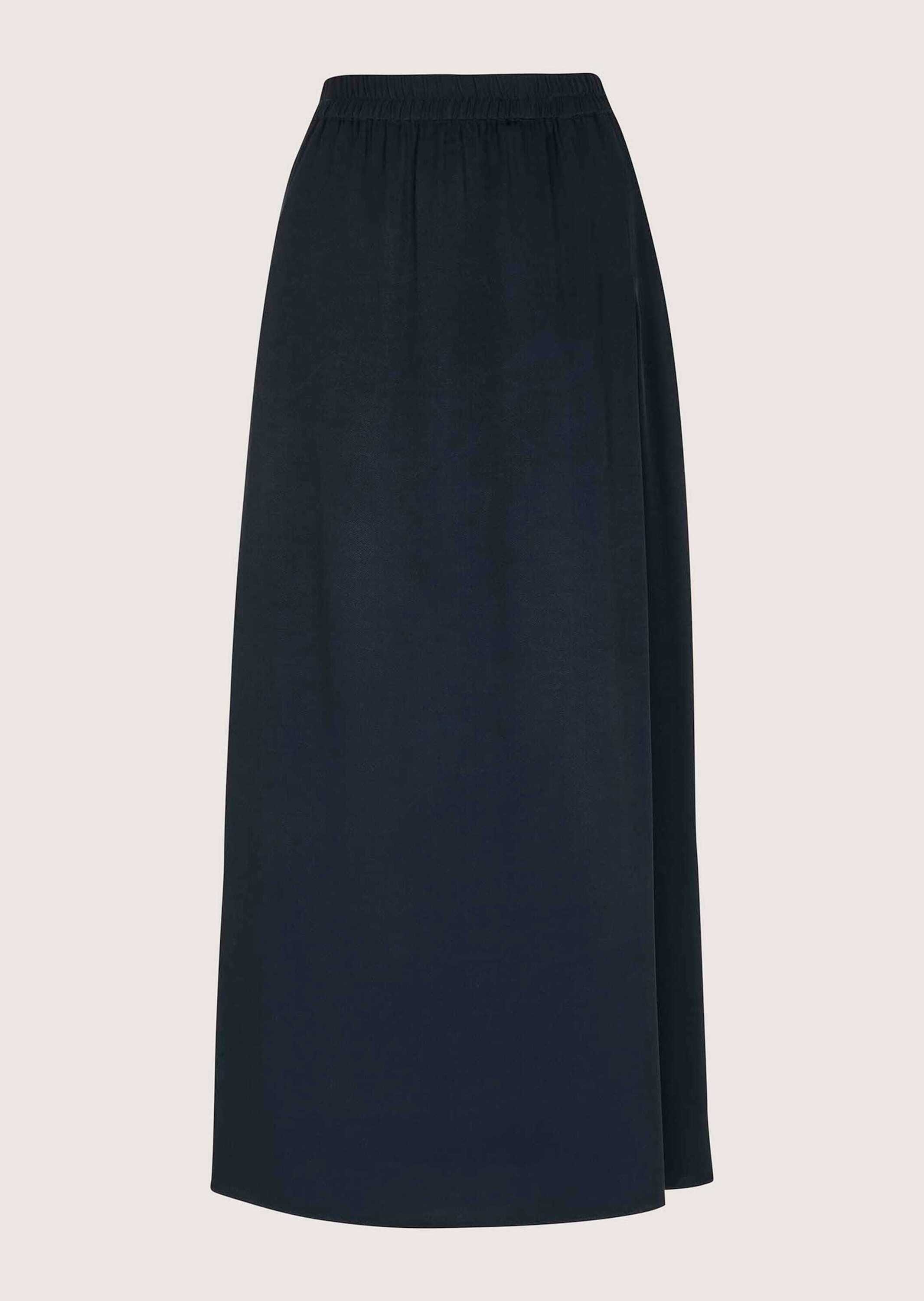 MADELEINE Midirock »Rock Langer Rock mit tiefer Seitenfalte«