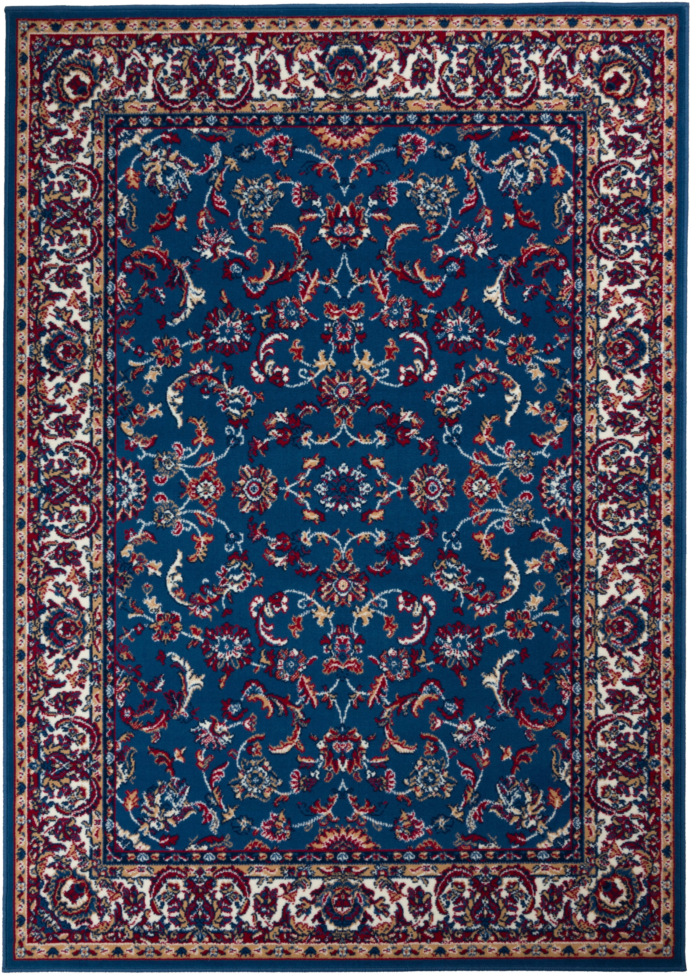 OTTO home Teppich »Ezzo, mit Bordüre, Kurzflor, Made in Belgium«, rechteckig, 7 mm Höhe, Orient-Optik, Teppich, Wohnzimmer, Esszimmer, Schlafzimmer