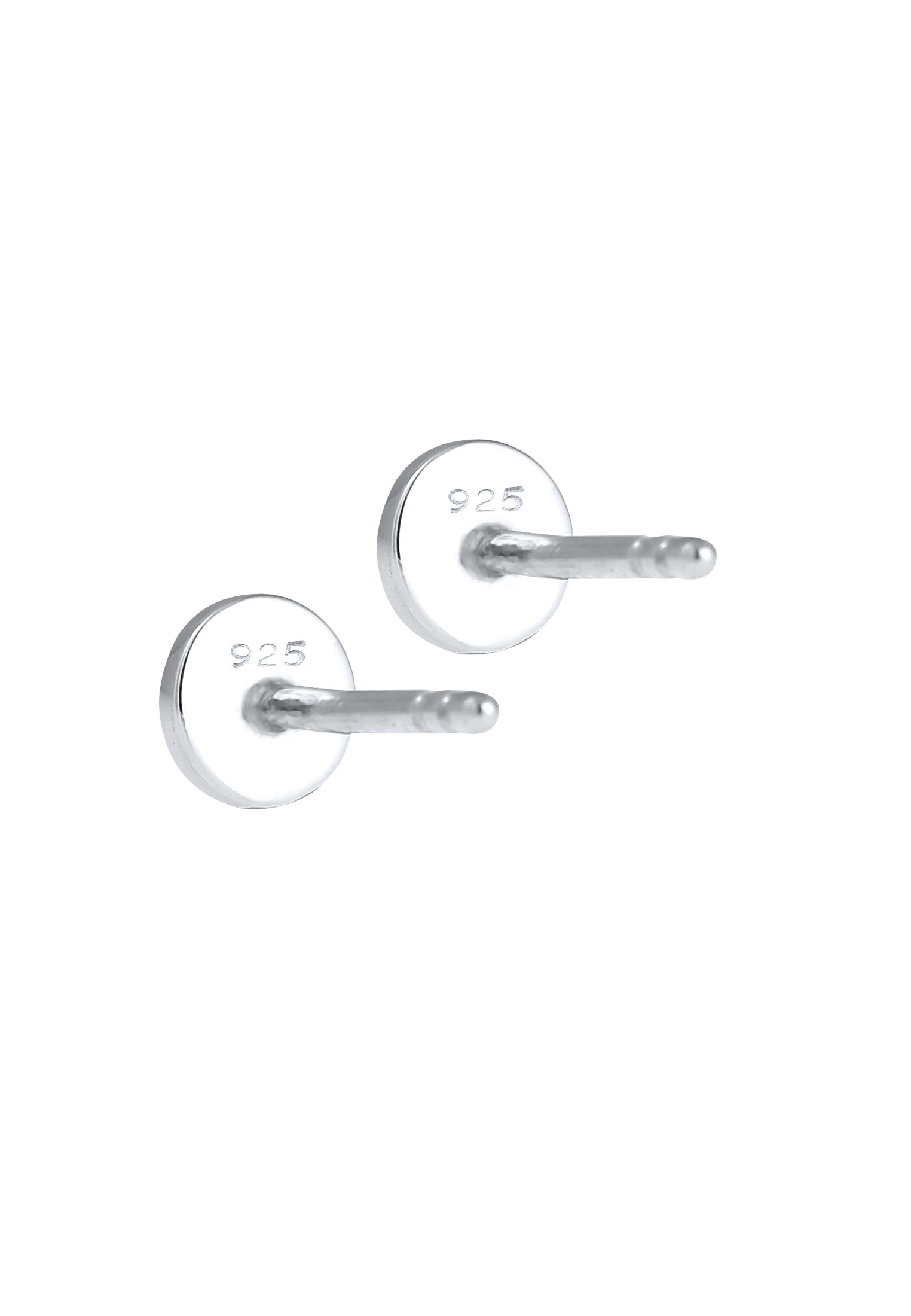 Elli Paar Ohrstecker »Ohrringe Rund Basic Geo 925 Silber Neuheit«