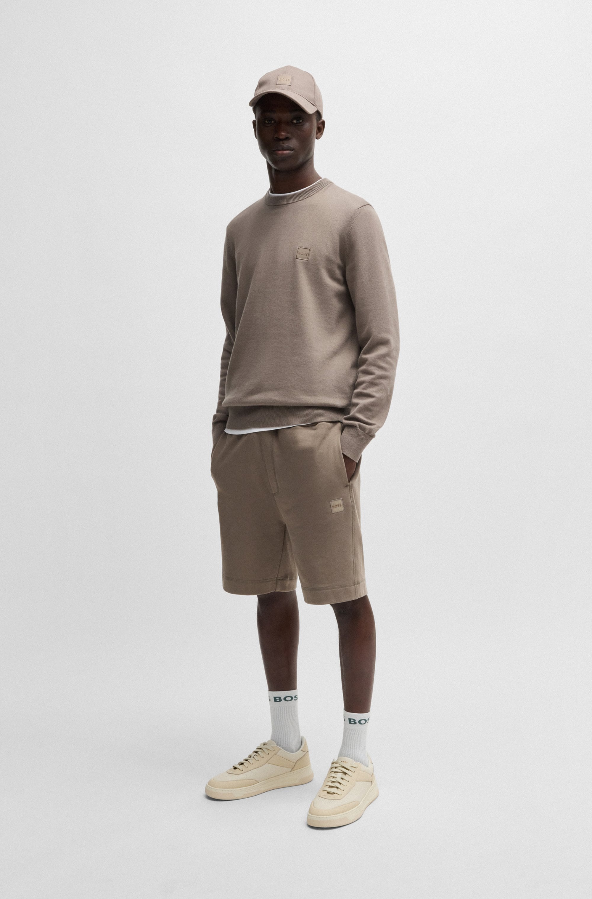 BOSS ORANGE Sweatshorts »Sewalk«, mit BOSS Markenlabel