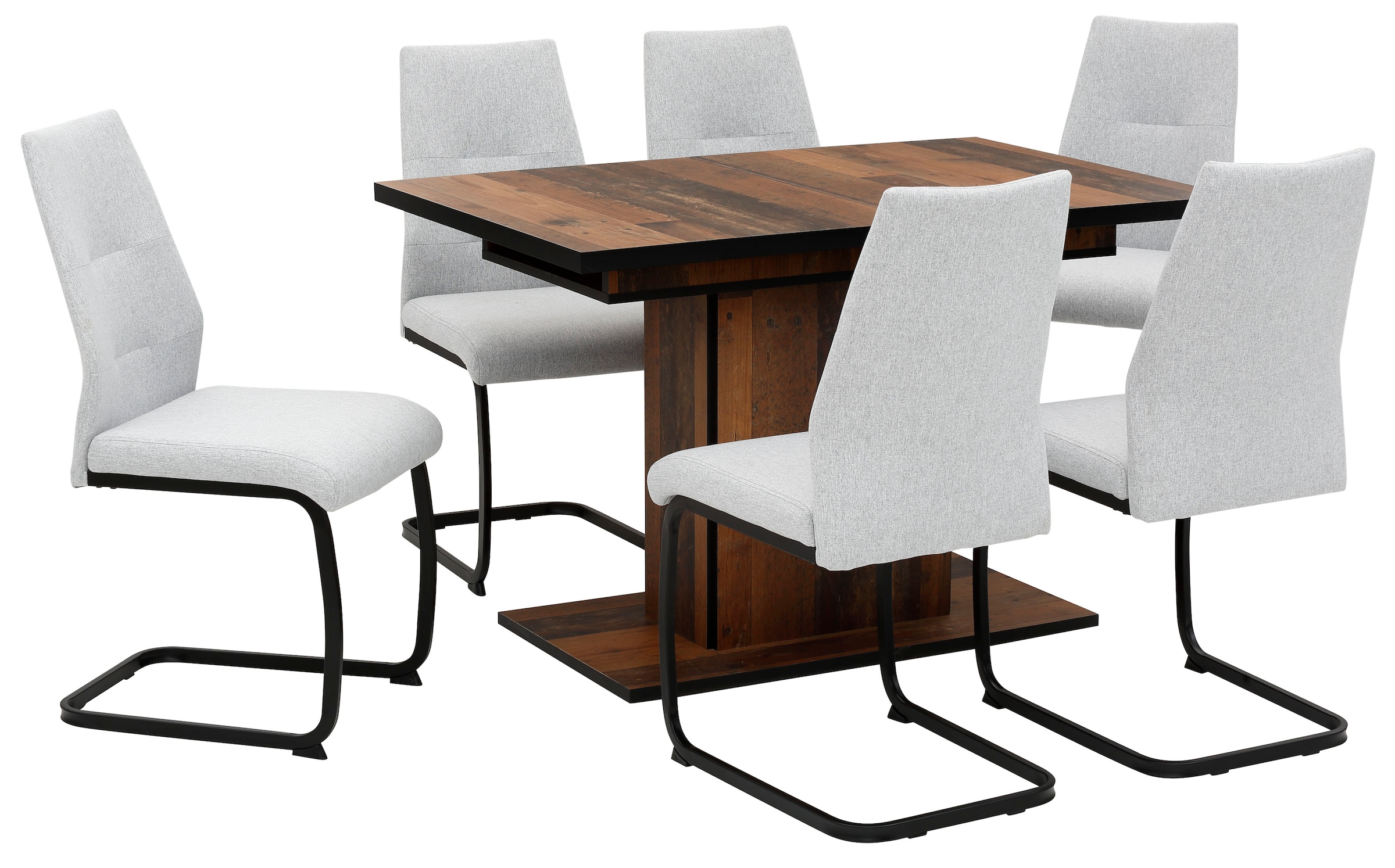 Stühle), Tisch 1 tlg., waterfree Ökotex (Set, 6 HELA 120 bei zertifiziert, ausziehbar Stuhlbezug -160 cm, / OTTO Essgruppe 7 »Ariana«,