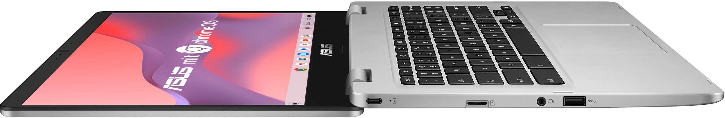 Asus Chromebook »Chromebook C424MA-BV0305«, 35,6 cm, / 14 Zoll, Intel, Celeron, UHD Graphics 600, ChromeOS, Clamshell Laptop