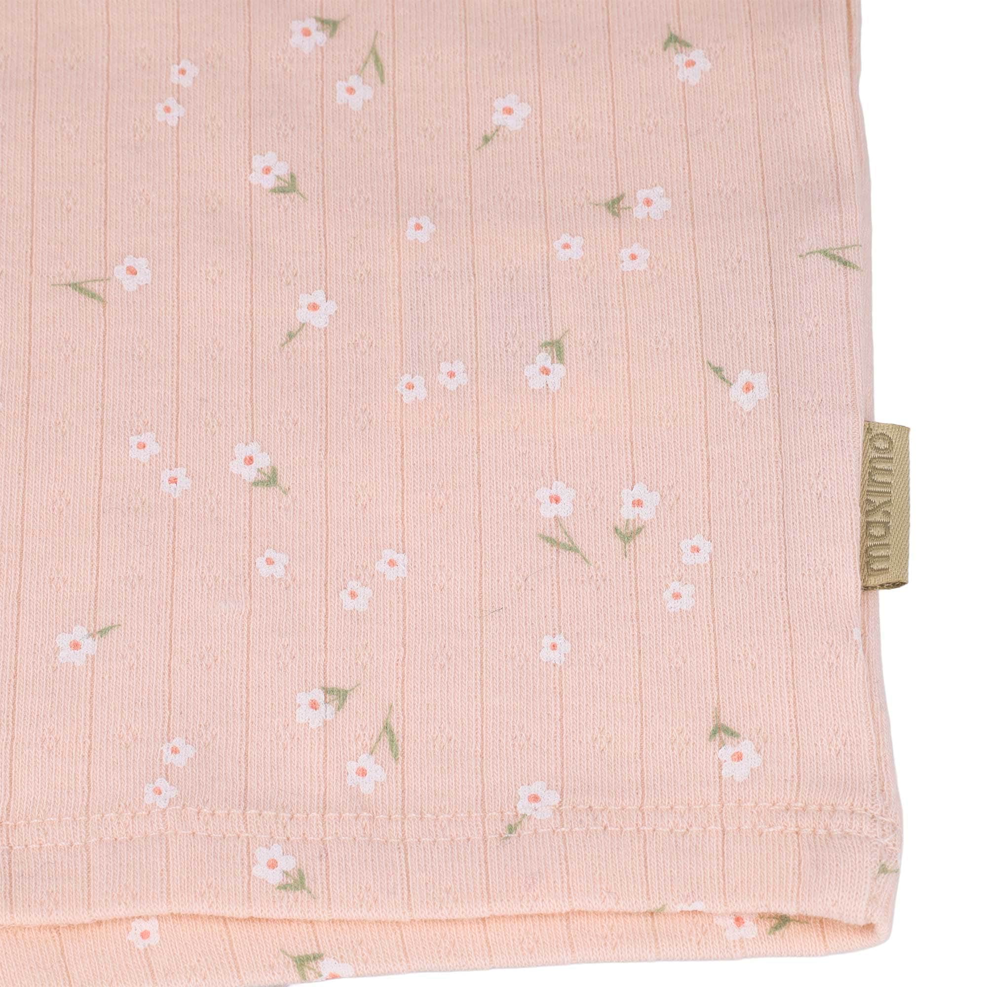 MAXIMO T-Shirt 1 Blassrosa, Blumen-Alloverprint, Longsleeve, Baby-Girl