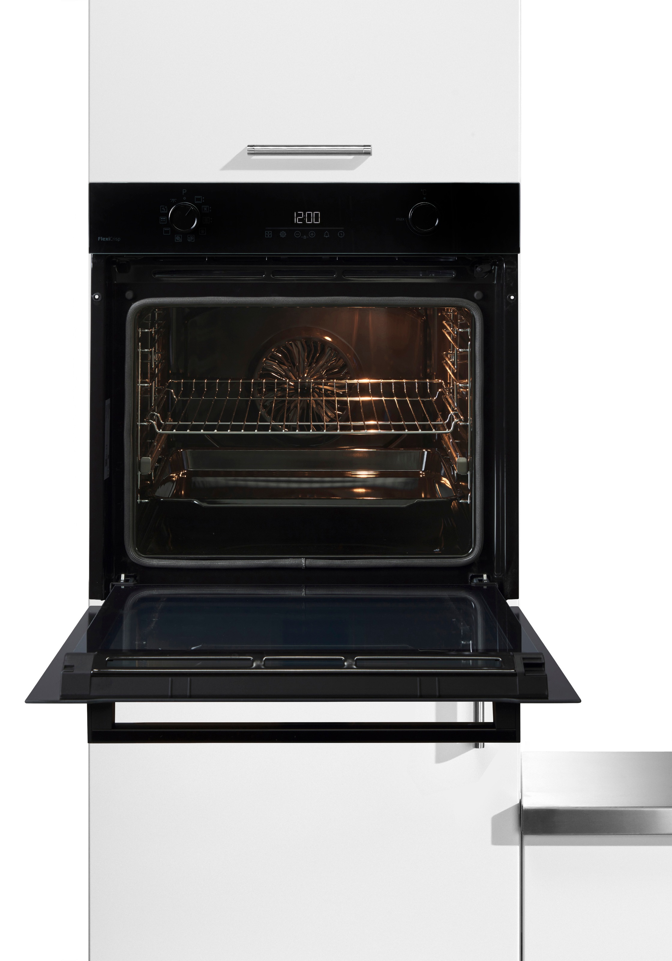 BEKO Pyrolyse Backofen »BBIM17300BMPEF« mit 1-fach-Teleskopauszug mit Pyrolyse-Selbstreinigung Die AeroPerfect-Technologie: für einheitliches und präzises Backen