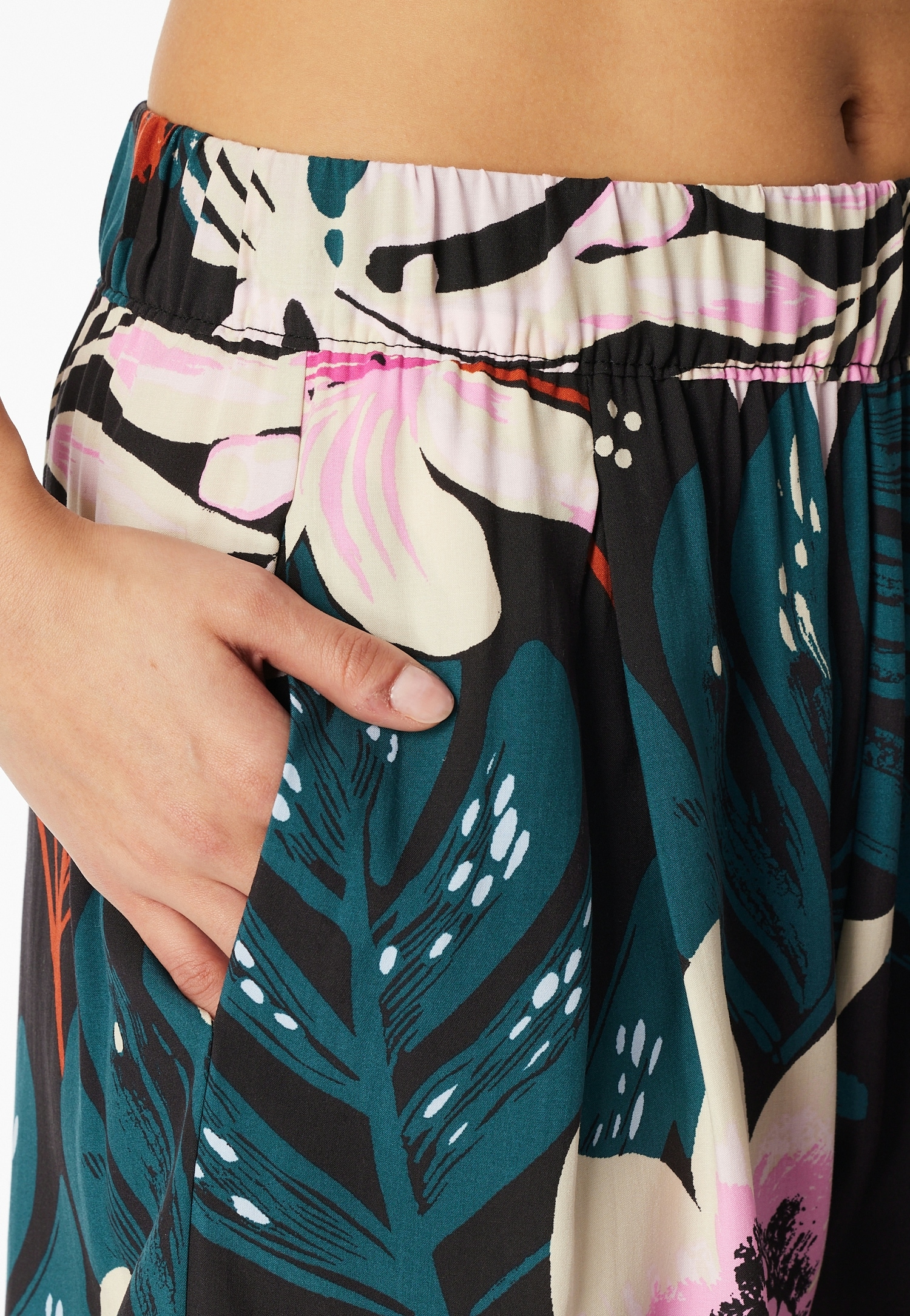 Schiesser Loungepants »Mix + Relax«  elastischer Bund, Viskose, seitliche Taschen, weites Bein