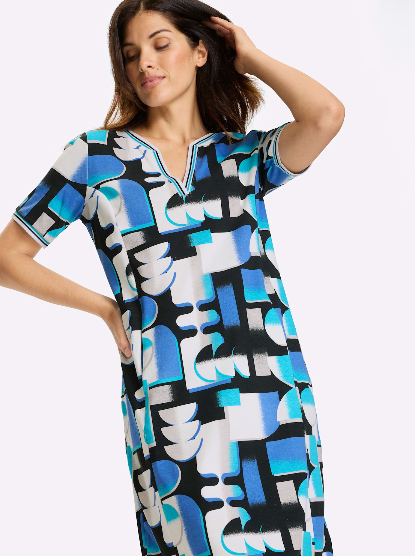 Classic Basics Sweatkleid »Jersey-Kleid« Nahttasche