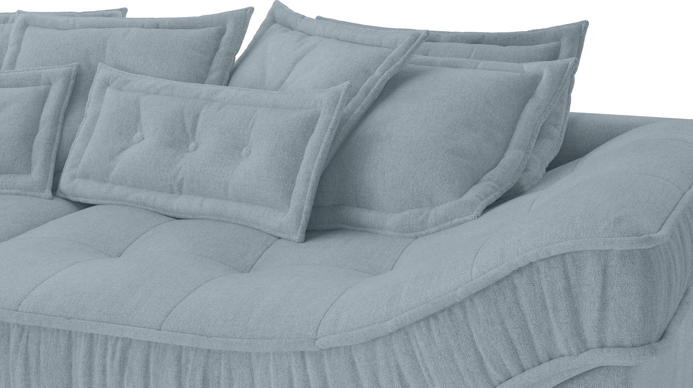 Mr. Couch Ecksofa »Diwan II, L-Form«, Wahlweise mit Kaltschaumpolsterung bis 140 kg belastbar