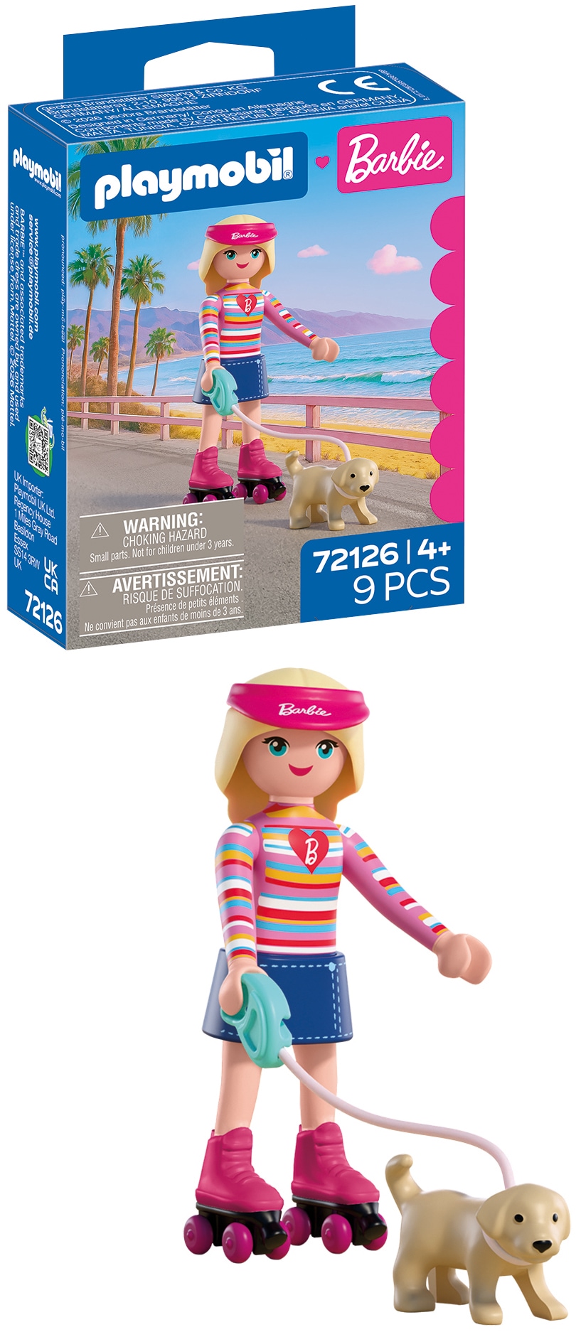 Playmobil® Konstruktions-Spielset »PLAYMOBIL x Barbie™ Malibu (72126), Barbie™« Made in Europe