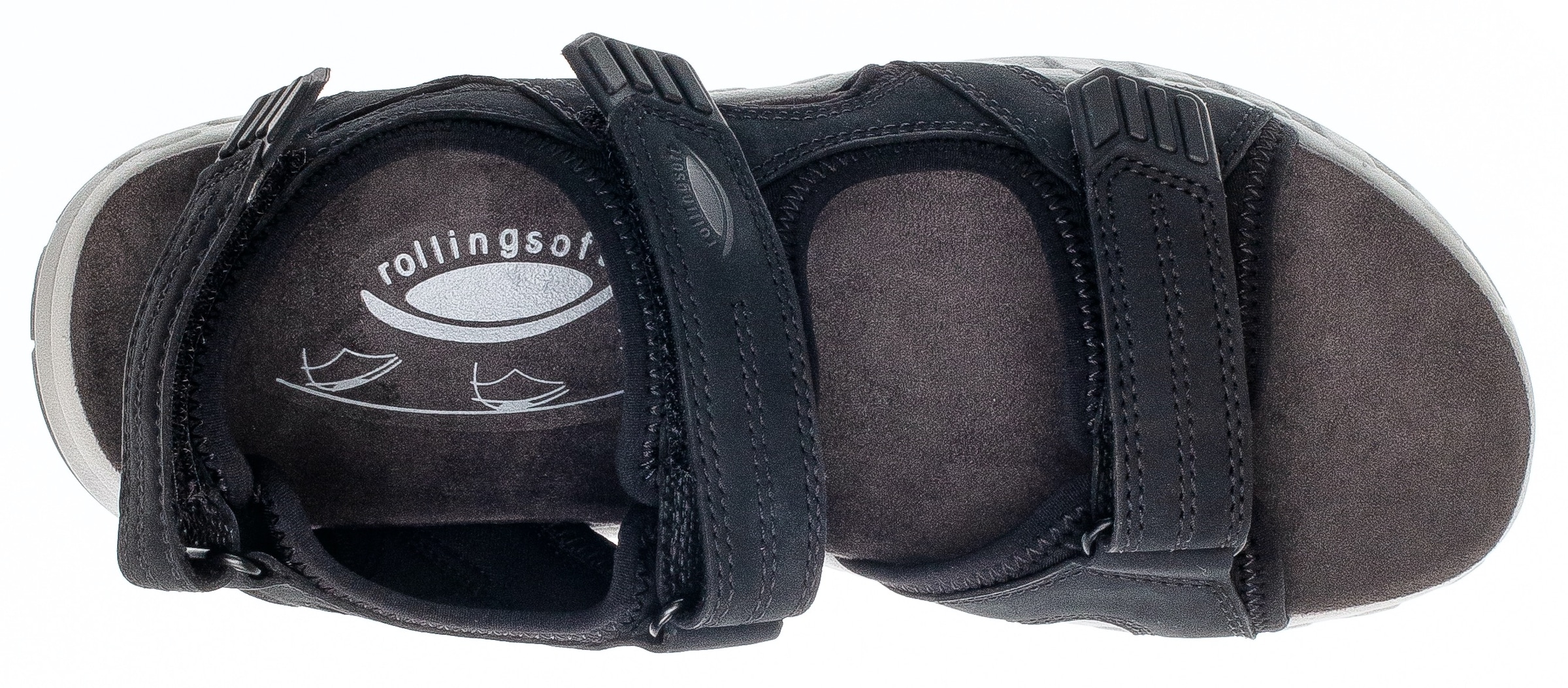 Gabor Rollingsoft Trekkingsandale, Sommerschuh, Klettschuh, Freizeitsandale in Komfortweite G (weit)