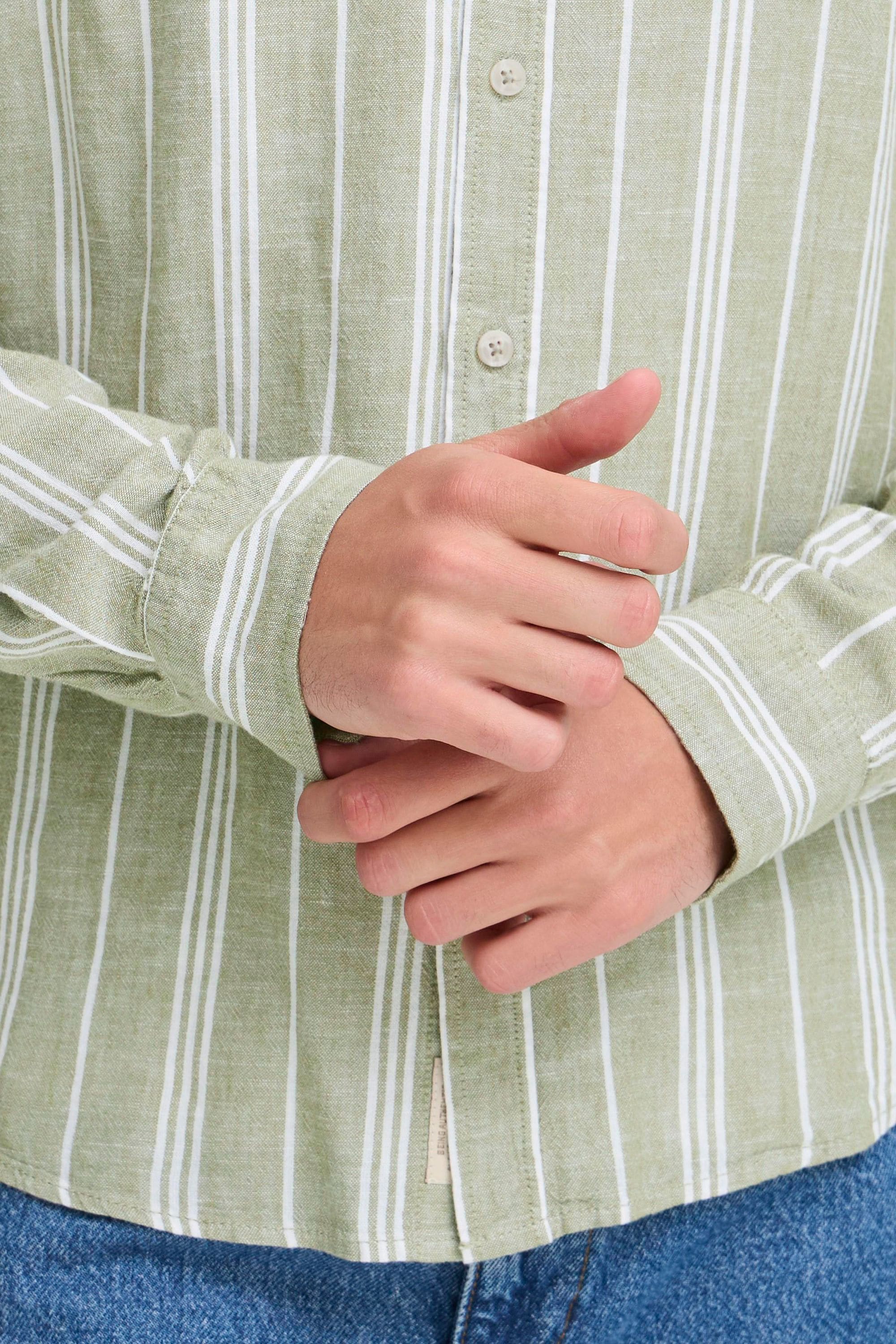 Blend Leinenhemd »Leinenhemd BHBobby Linen striped«