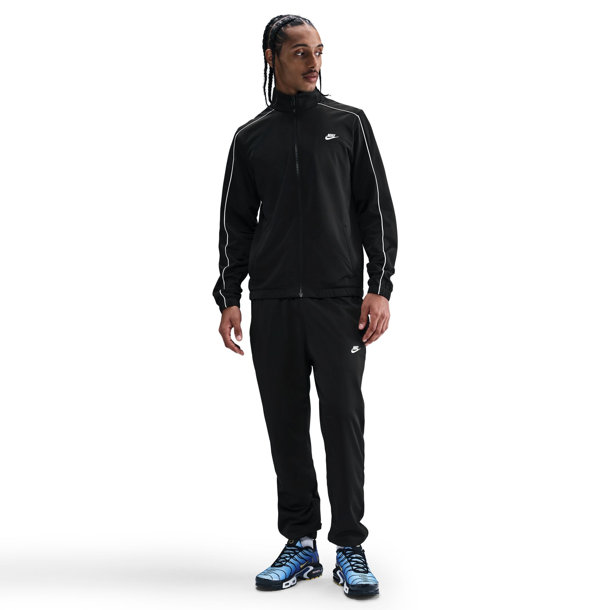 Nike Sportswear Trainingsanzug »Nike Sportswear Club Men's Poly-Knit Tracksuit« mit leichtem Material, in Poly-Knit-Ausführung, aus Polyester