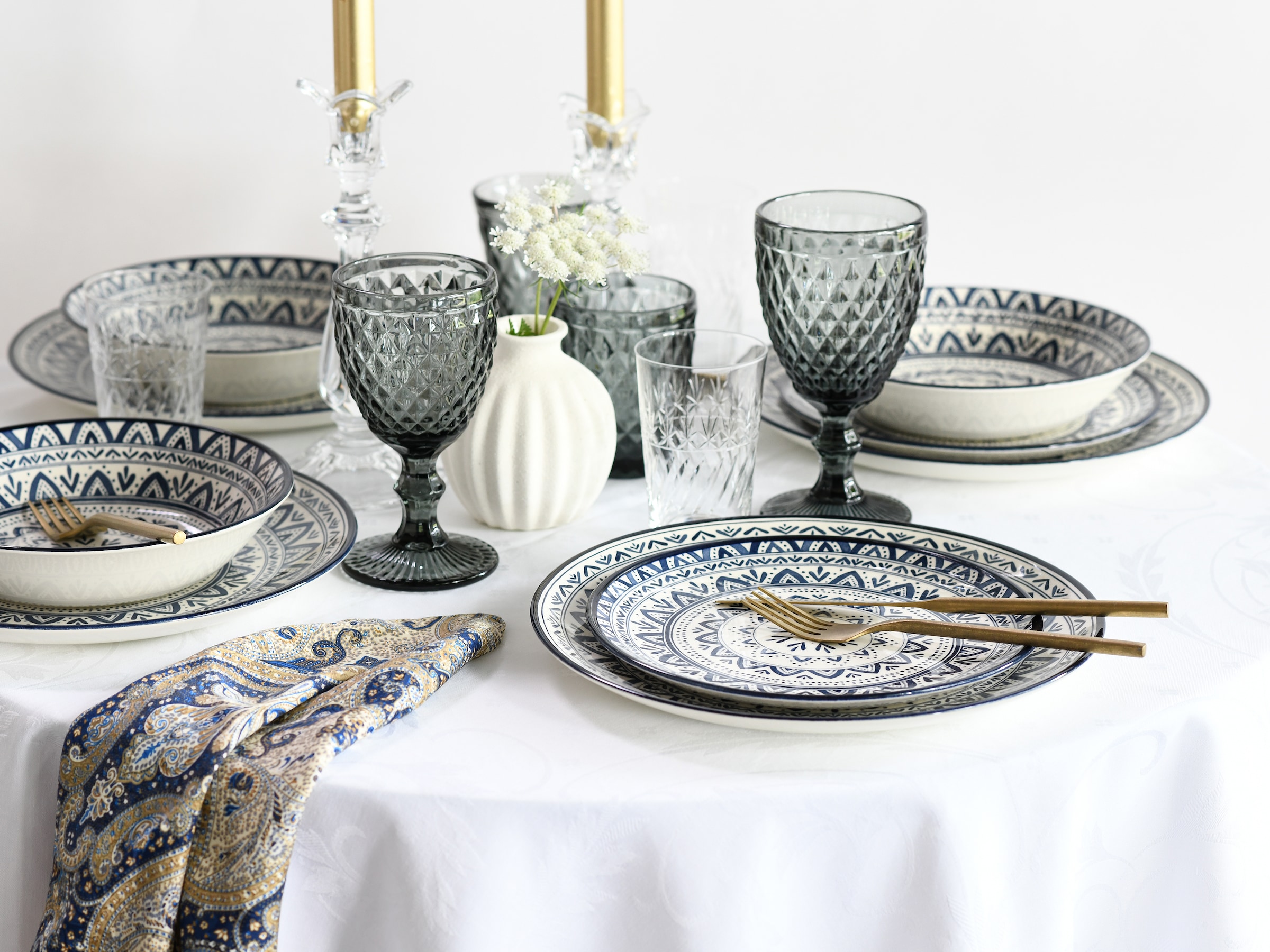 CreaTable Teller-Set »Mexico, Tellerset 18-tlg« Traditionelle Motive