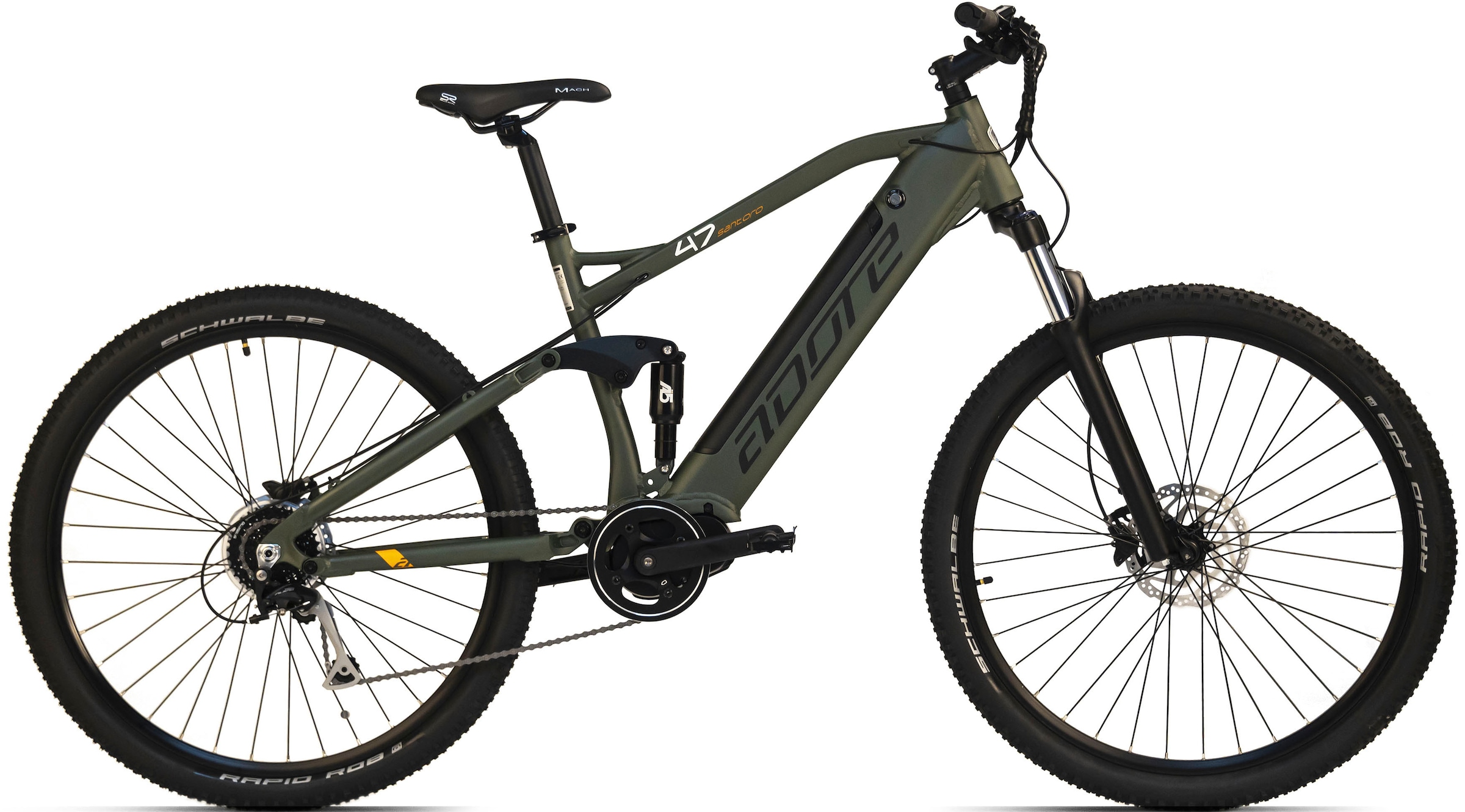 E-Bike »Santoro«, 9 Gang, Shimano, ALIVIO Shadow Design, Mittelmotor 250 W, Pedelec,...