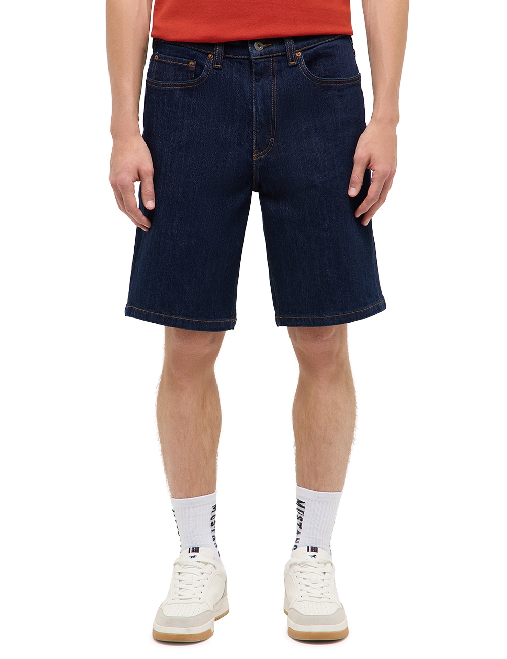 MUSTANG Straight-Jeans »Herren Style Jeff Shorts«