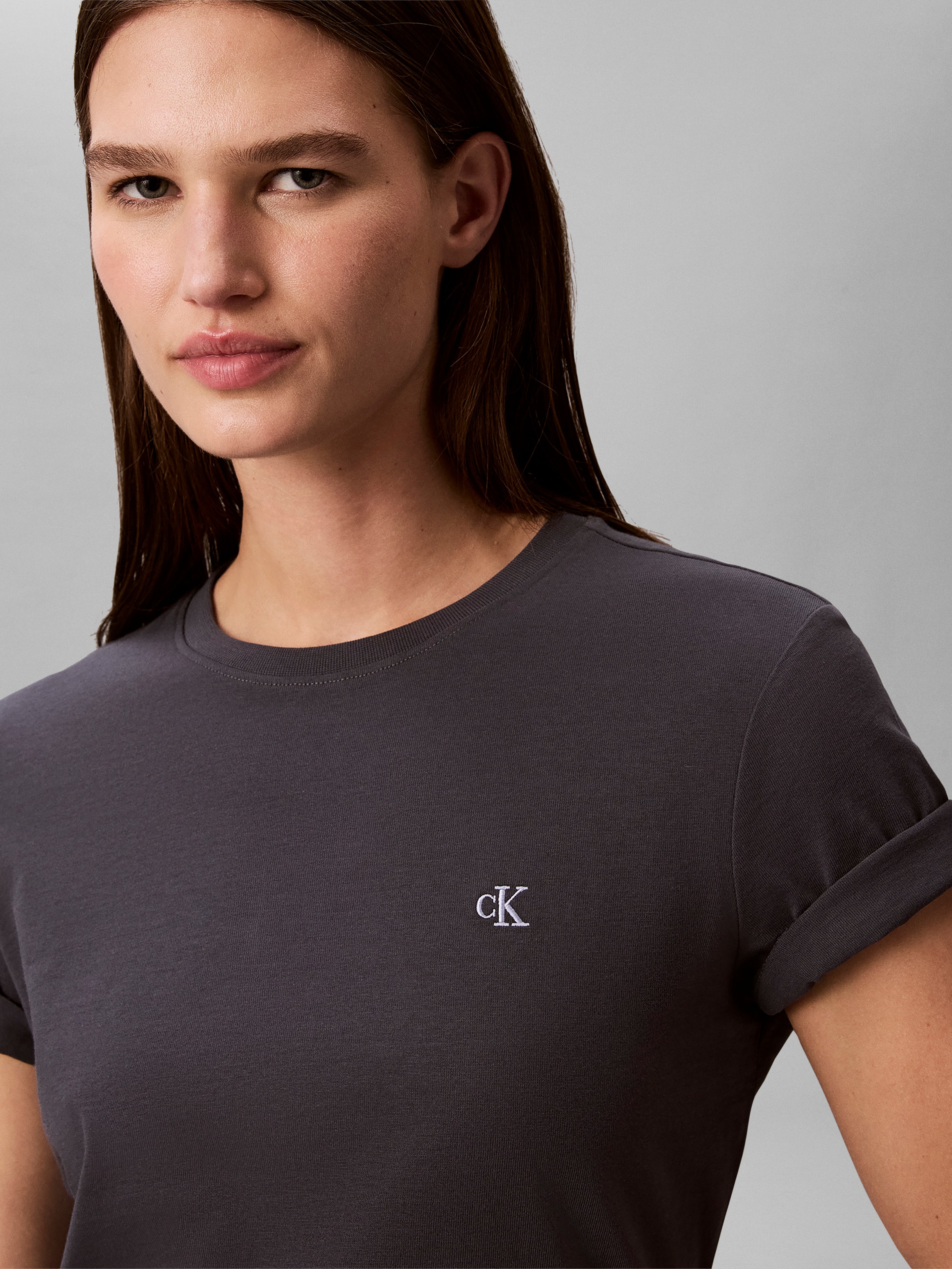 Calvin Klein Jeans T-Shirt »SS MONOGRAM CREW TEE« Mit Rundhalsausschnitt