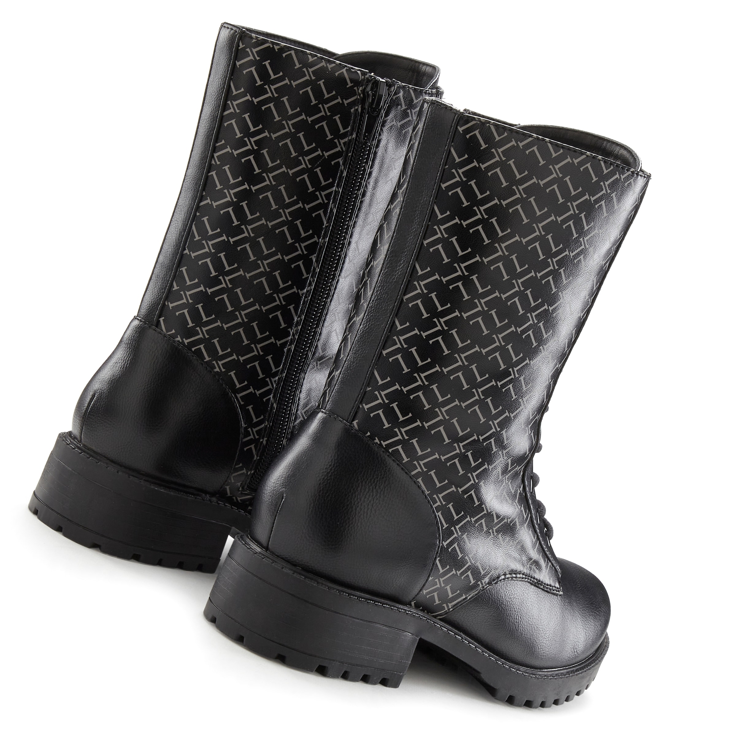 LASCANA Stiefelette, mit modischem Druck, Stiefel, Boots VEGAN