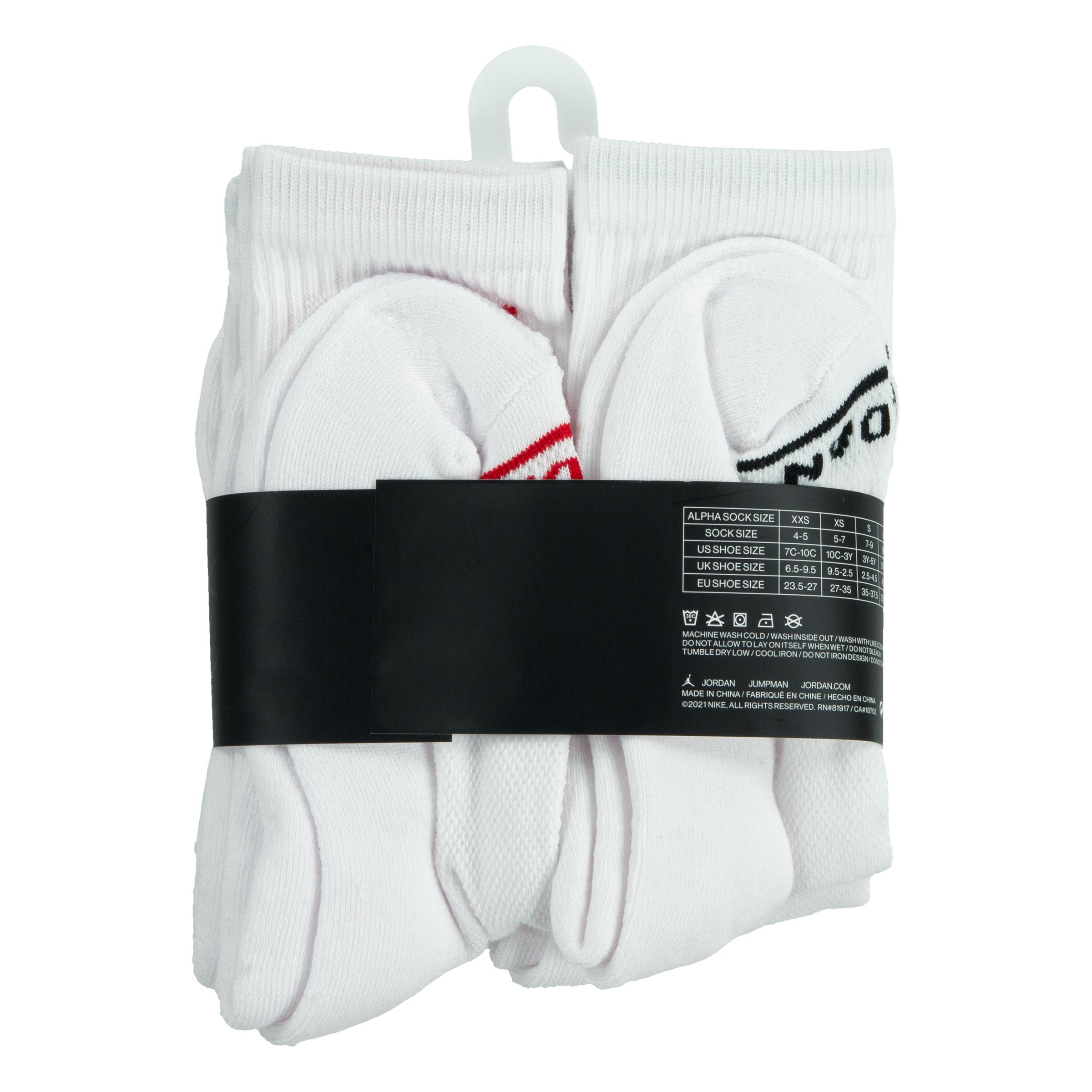 Jordan Sportsocken »JHB JORDAN LEGEND CREW 6PK für Kinder« 6 Paar tlg.