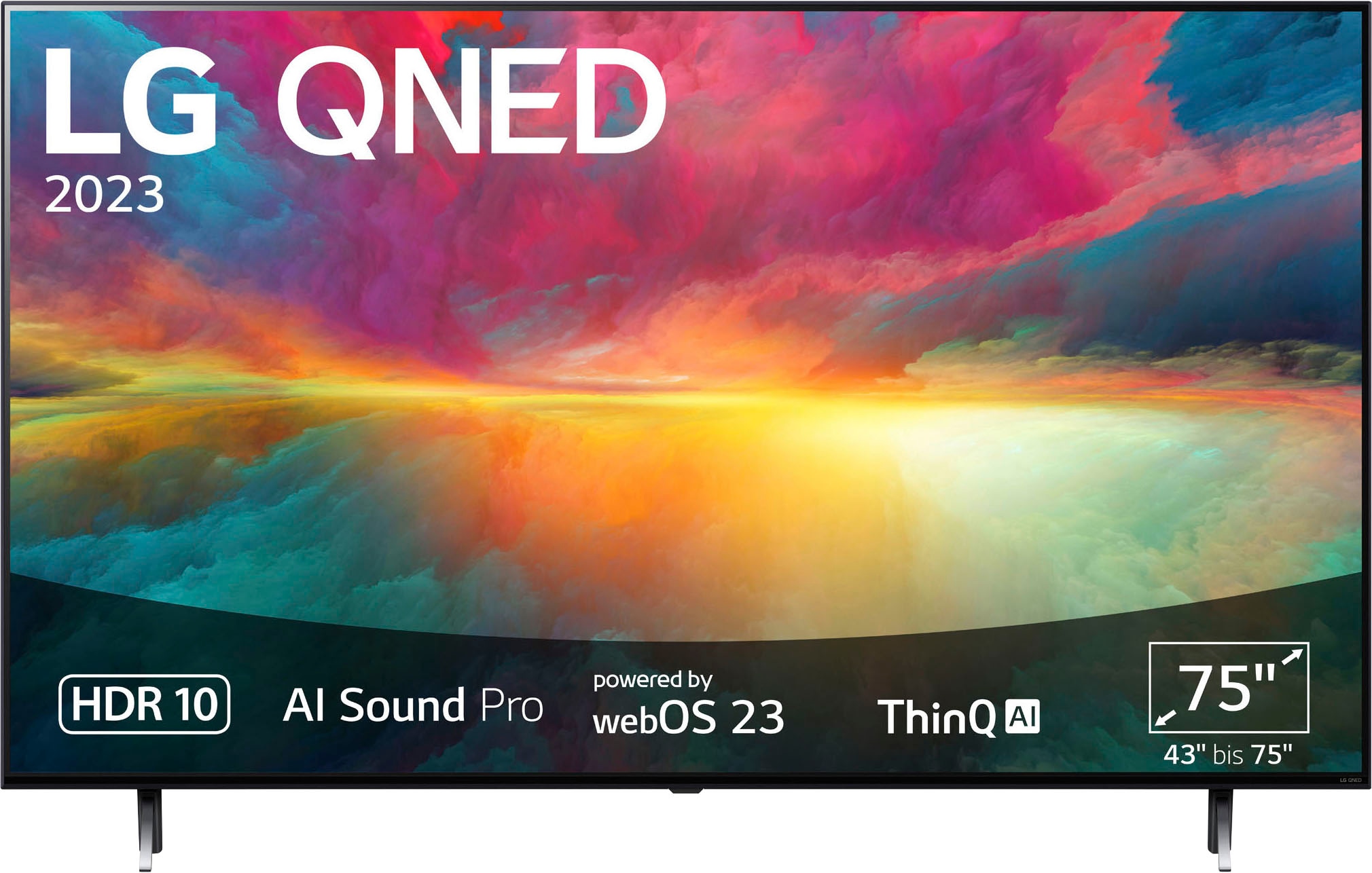 QNED-Fernseher »75QNED756RA«, 190 cm/75 Zoll, 4K Ultra HD, Smart-TV, QNED,α5 Gen6 4K...