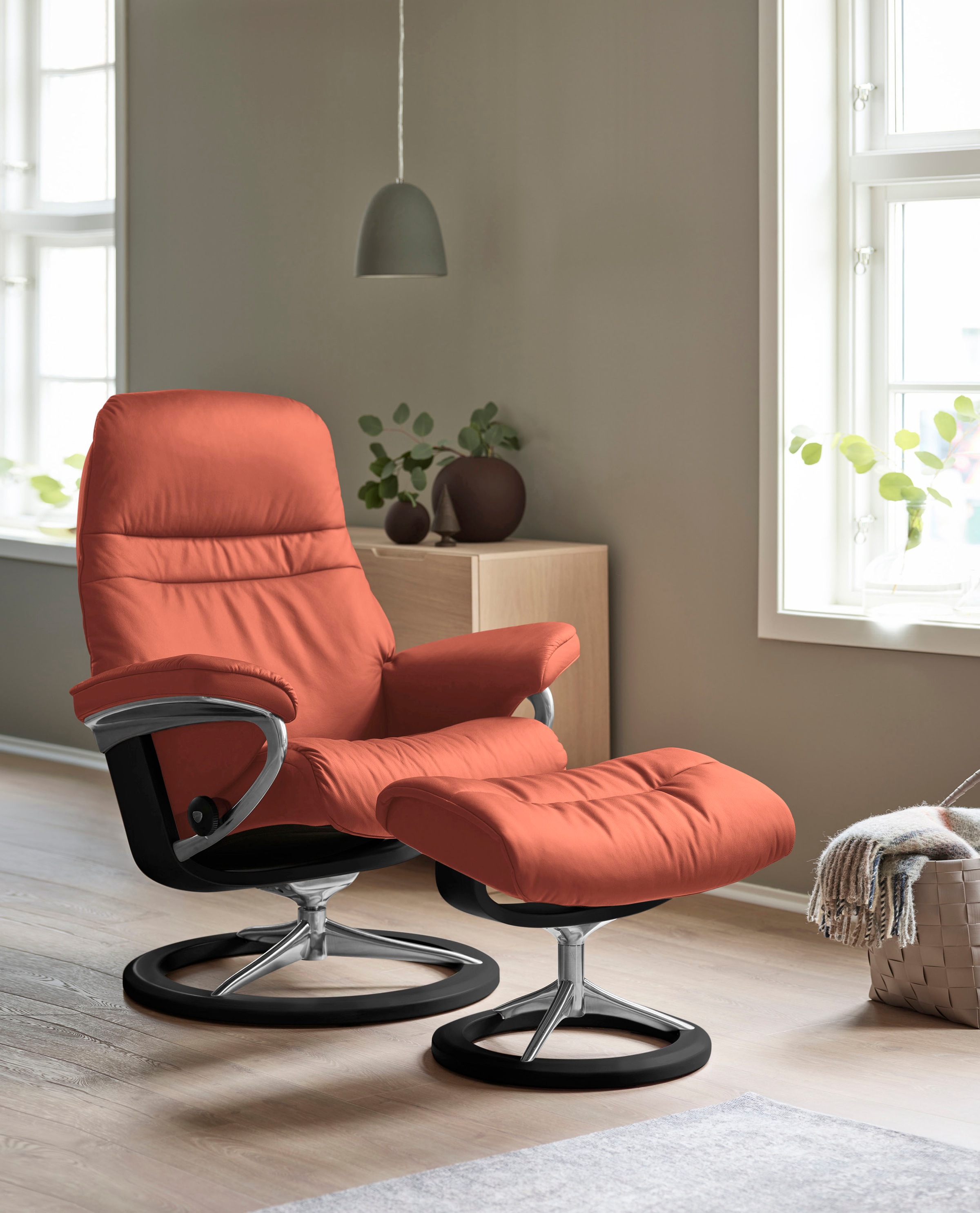 Stressless® Fußhocker »Sunrise«, mit Signature Base, Gestell Schwarz