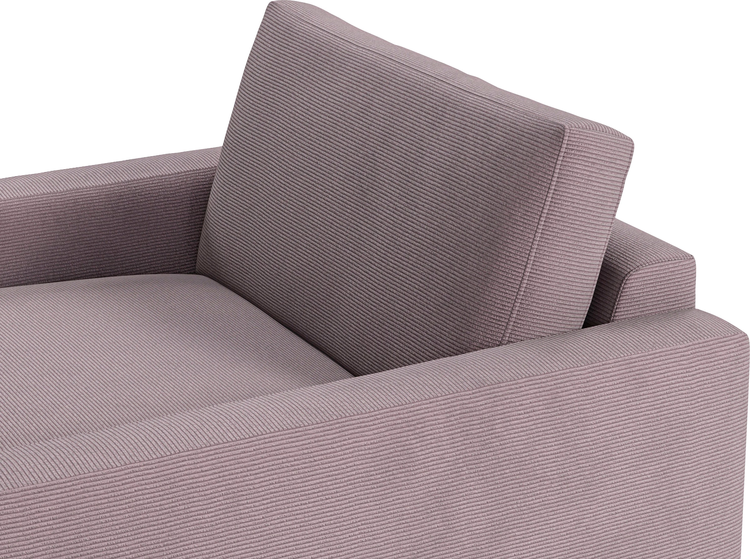 INOSIGN Chaiselongue »Downtown Loungemöbel zum Relaxen, B/T/H: 132/170/84 cm«, auch in Bouclé, Cord und Easy care - leicht mir Wasser zu reinigen