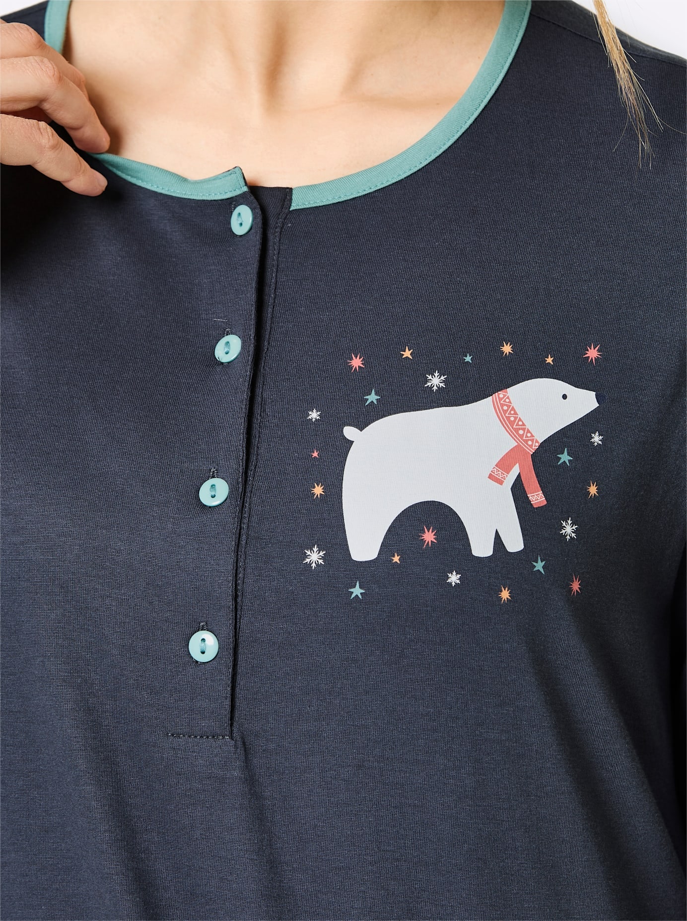 comtessa Pyjamaoberteil »Schlafanzug-Shirt« 1
