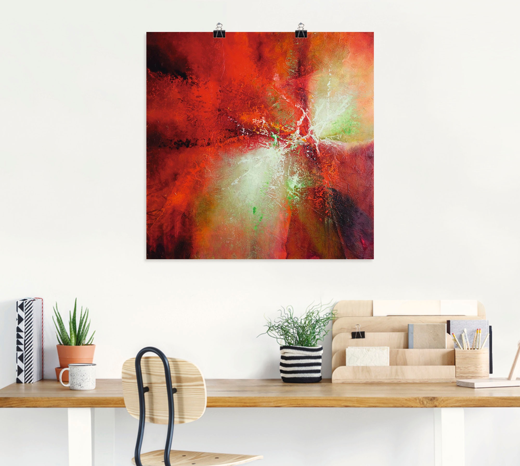 Artland Wandbild »Energie« Gegenstandslos 1 Stk. tlg. als Leinwandbild, Poster in verschied. Größen