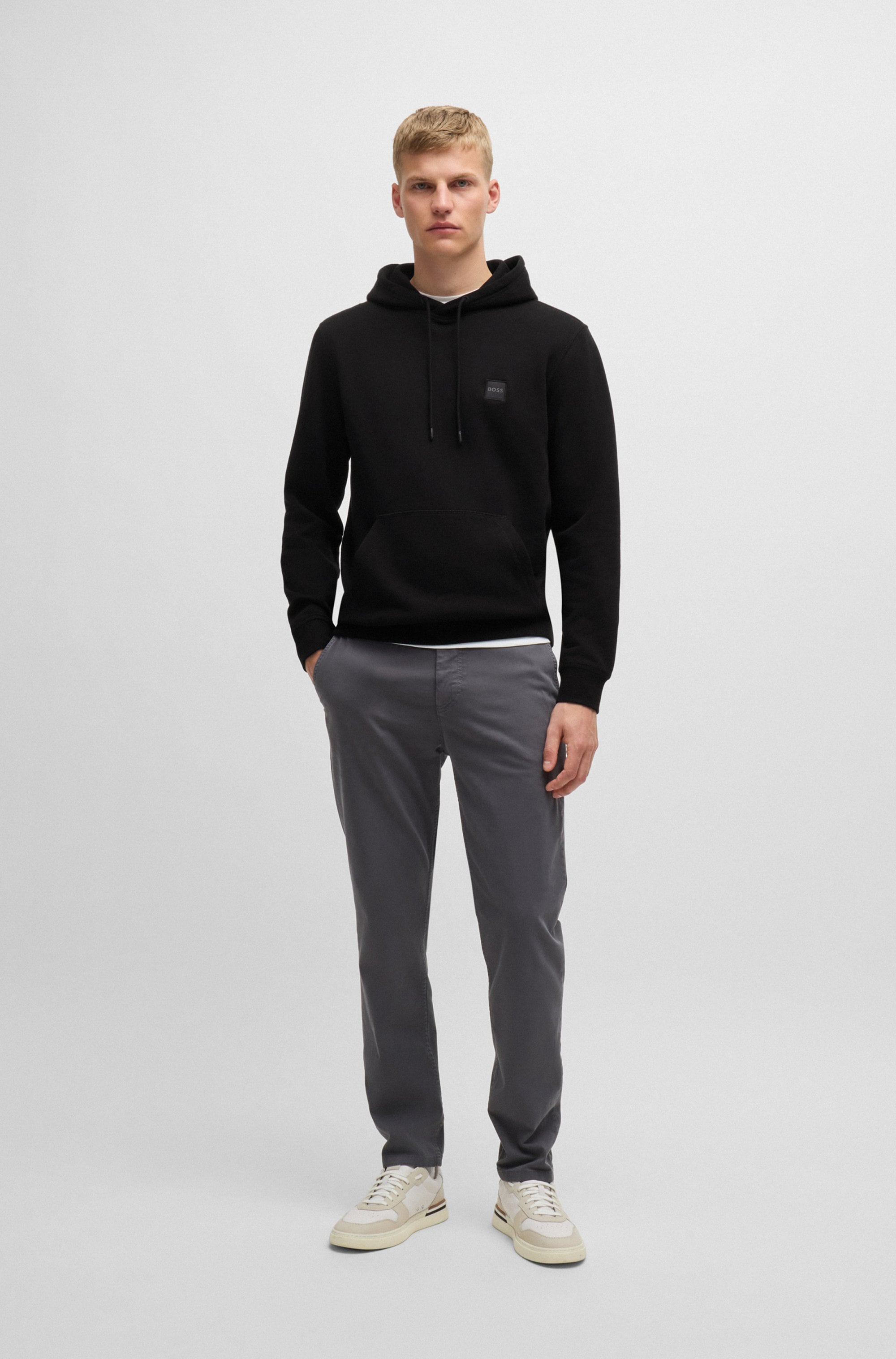 BOSS ORANGE Kapuzensweatshirt »Wetalk«, mit gesticktem BOSS Markenlabel