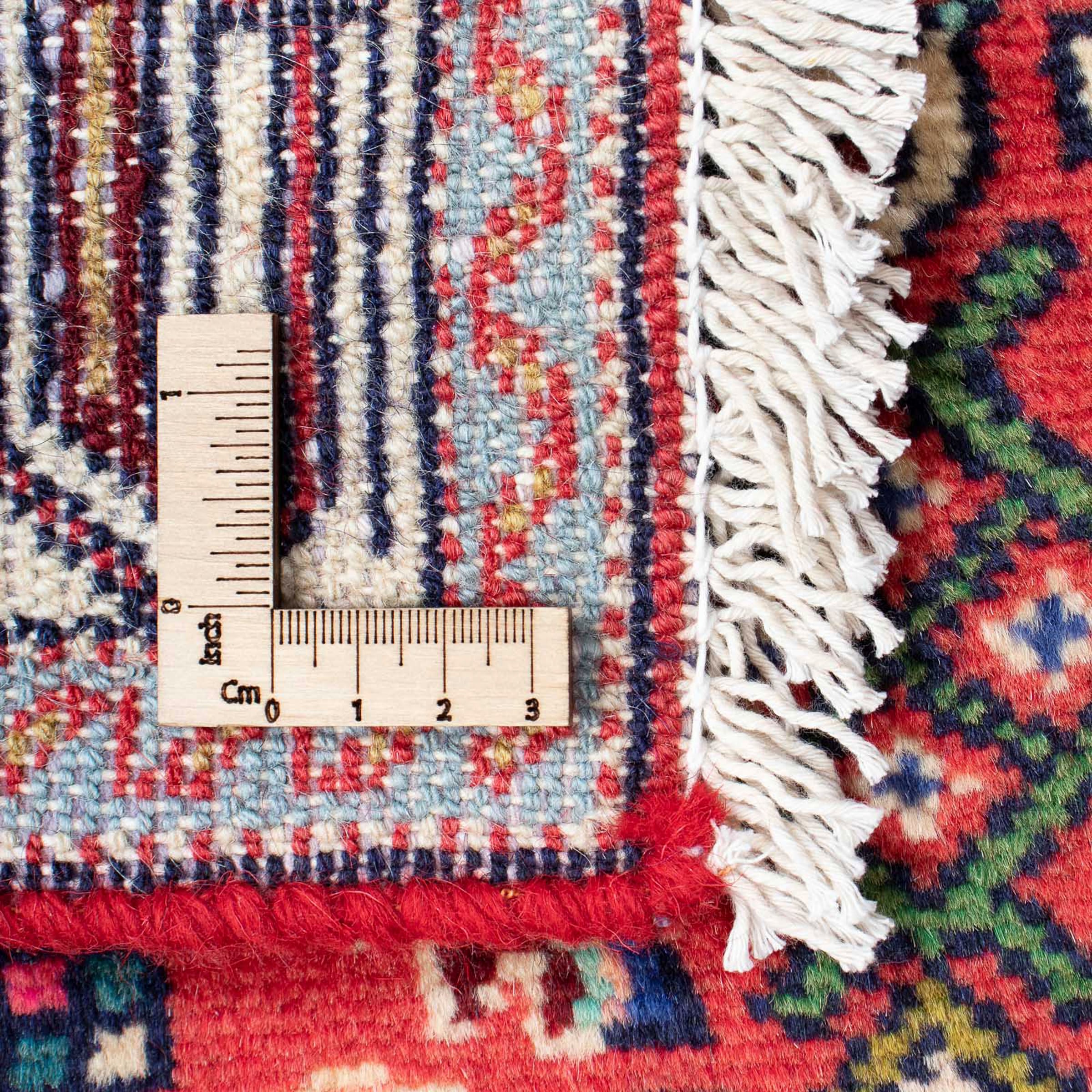 morgenland Orientteppich »Perser - Nomadic - 190 x 78 cm - hellrot«, rechteckig, Wohnzimmer, Handgeknüpft, Einzelstück mit Zertifikat