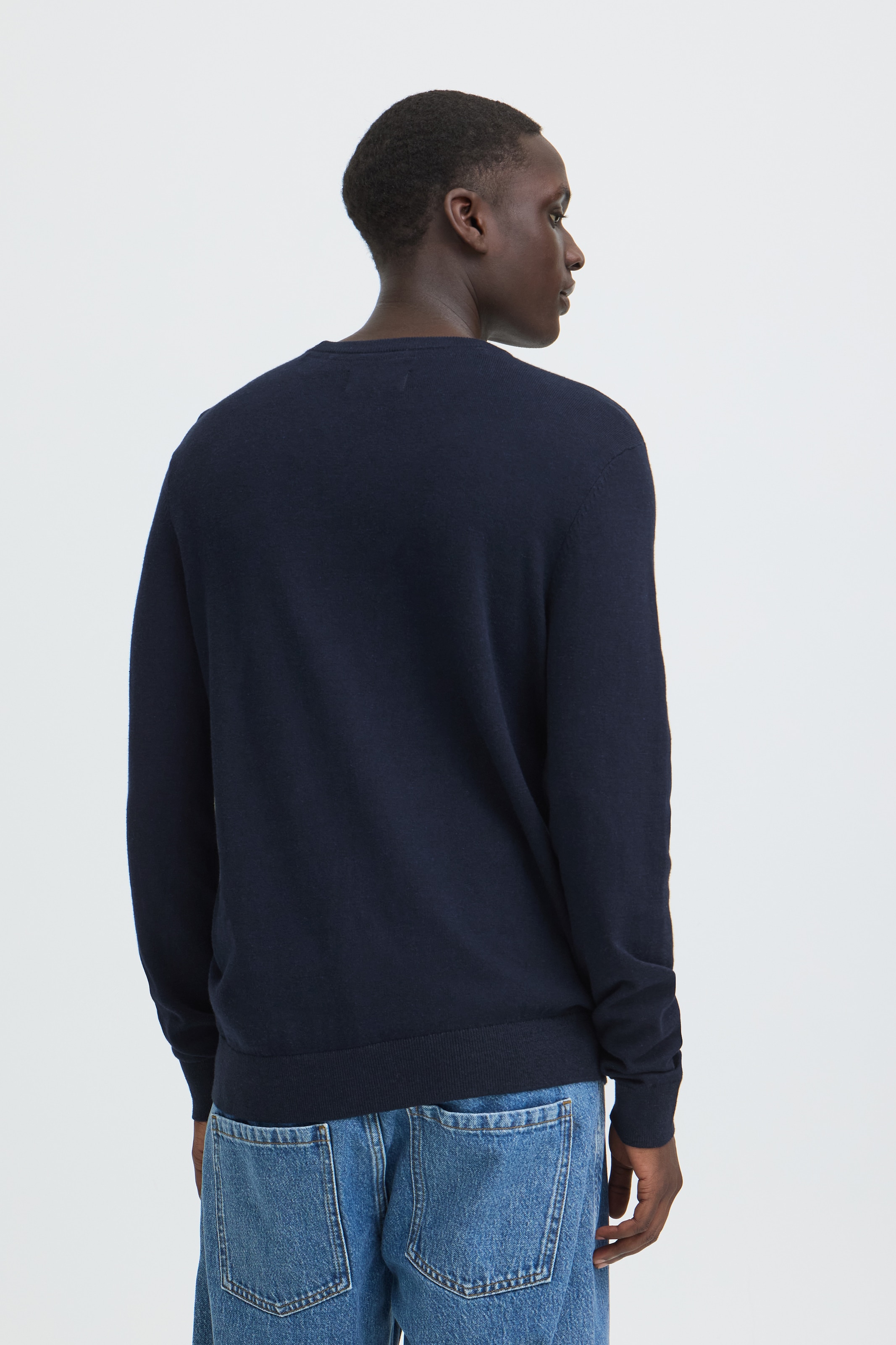 Blend Rundhalspullover »BHBAGGE CREW KNIT« Baumwollmischung, regular fit