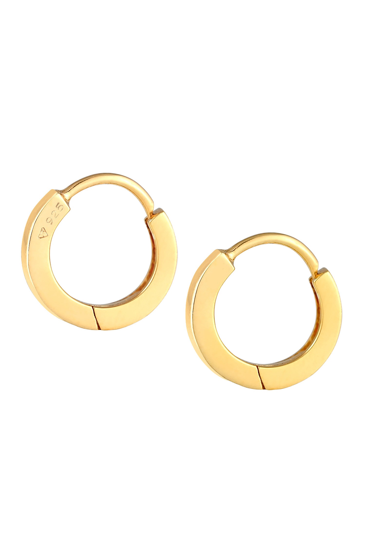 Elli Paar Creolen »Ohrringe Creolen Basic Scharnier 925 Silber«