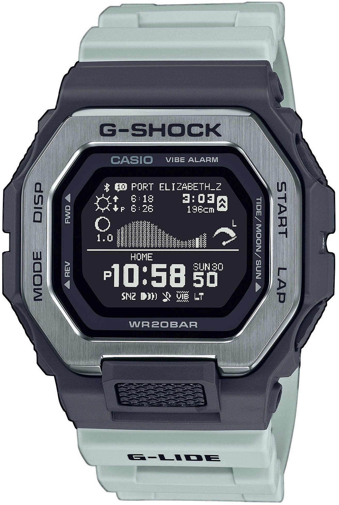 Smartwatch »GBX-100TT-8ER«, (Armbanduhr, Herrenuhr, Bluetooth, Stoppfunktion, Mondphase)
