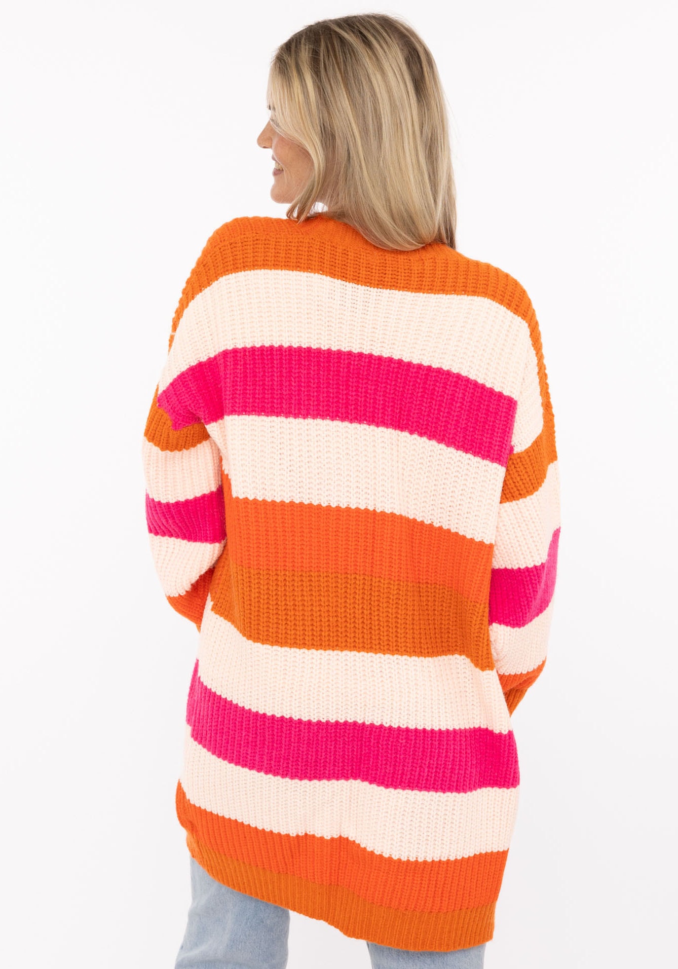 Zwillingsherz Strickjacke »"Streifen"« mit Blockstreifen