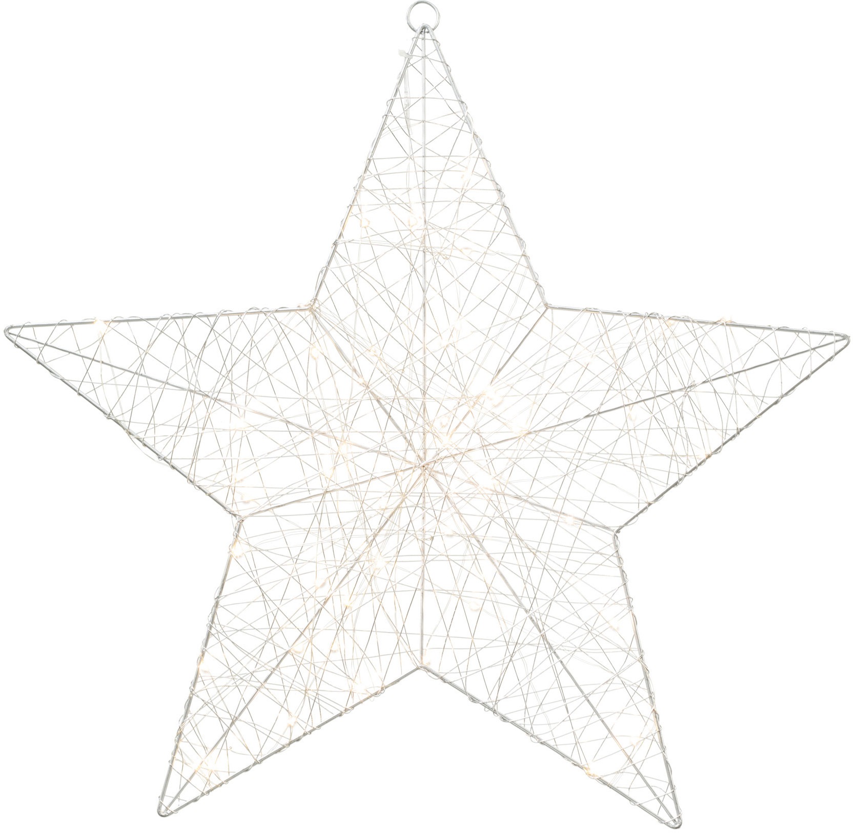 Creativ light Dekostern »Weihnachtsstern, Weihnachtsdeko«, mit 50 LEDs