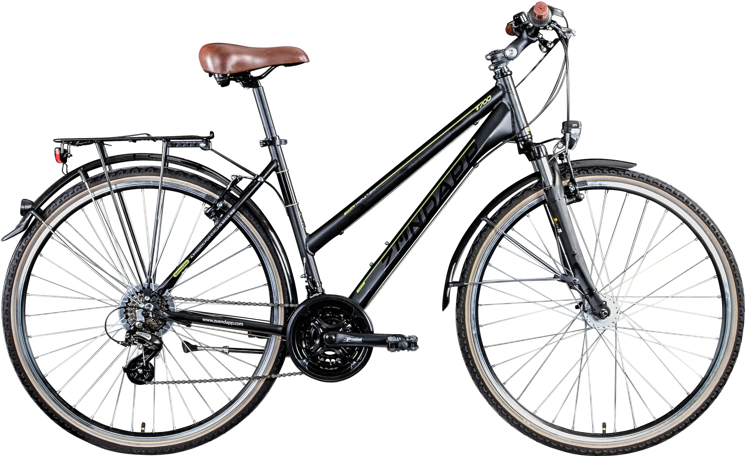 Zündapp Trekkingrad »T700« 21 Gang Shimano Altus Schaltwerk Kettenschaltung für Damen, Kettenschaltung