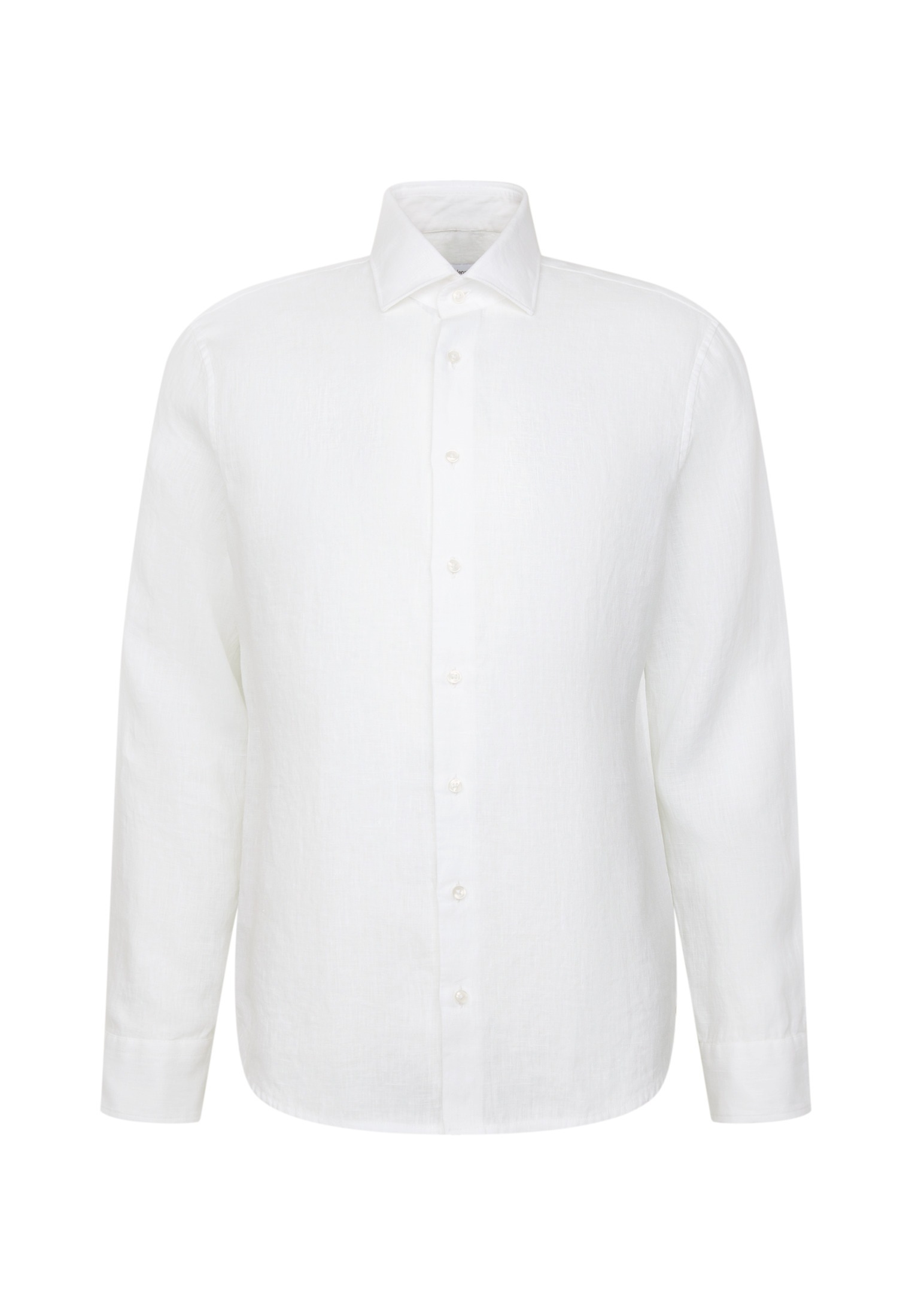 seidensticker Leinenhemd »Schwarze Rose« Shaped 1/1 Kentkragen Uni