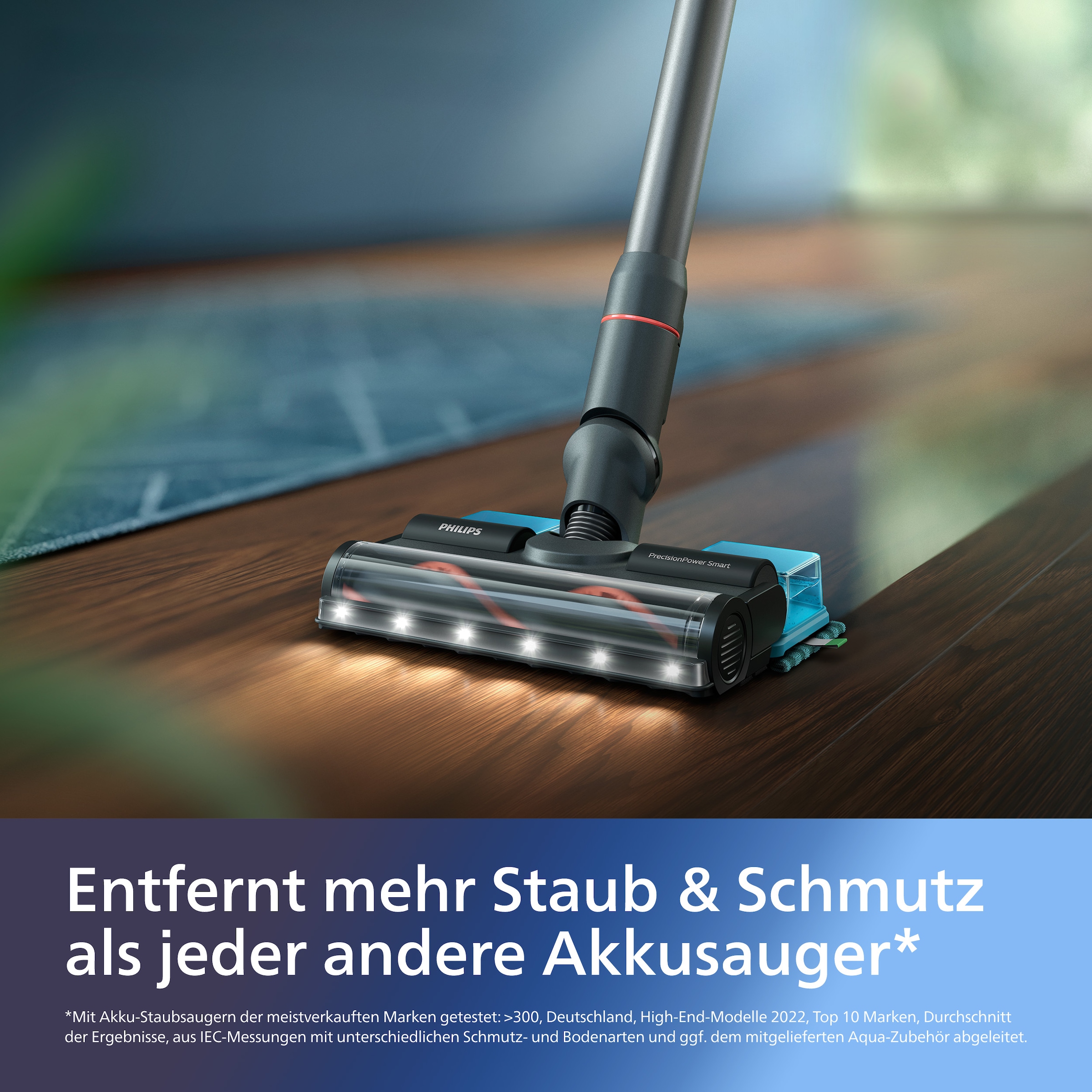 Philips Nass-Trocken-Akkusauger »XC7055/01 Aqua 7000 Series „Multitalent“«, mit bis zu 80 Minuten Laufzeit und aufsteckbarem Aqua-Modul