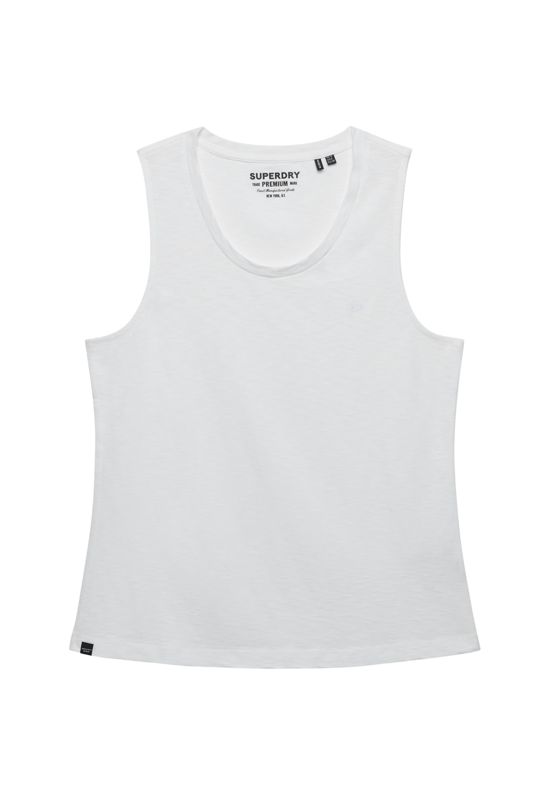 Superdry Tanktop »SCOOP NECK TANK« Baumwollmischung, regular fit