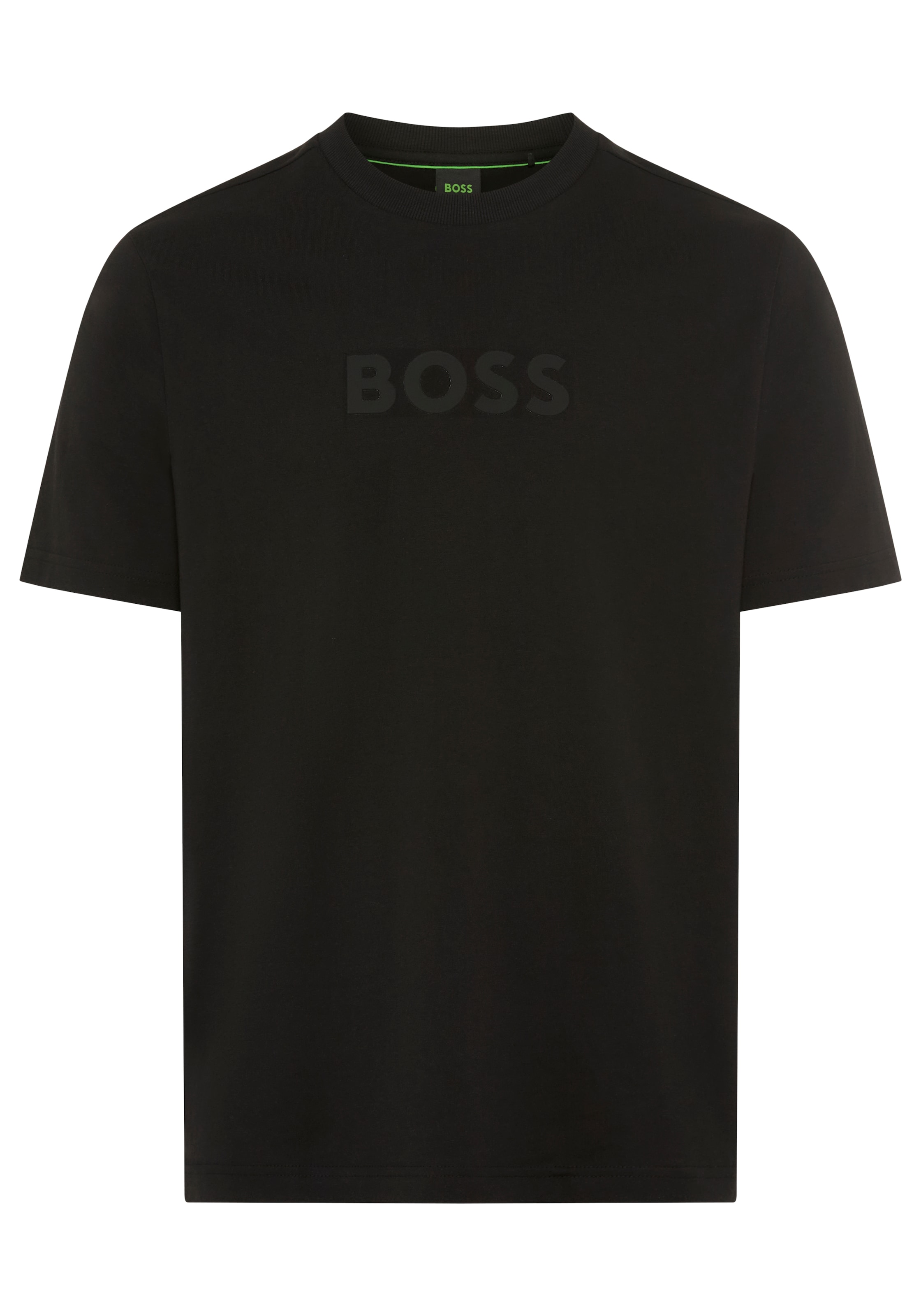BOSS GREEN T-Shirt Rundhalsausschnitt, Regular Fit, Boss-Logodruck