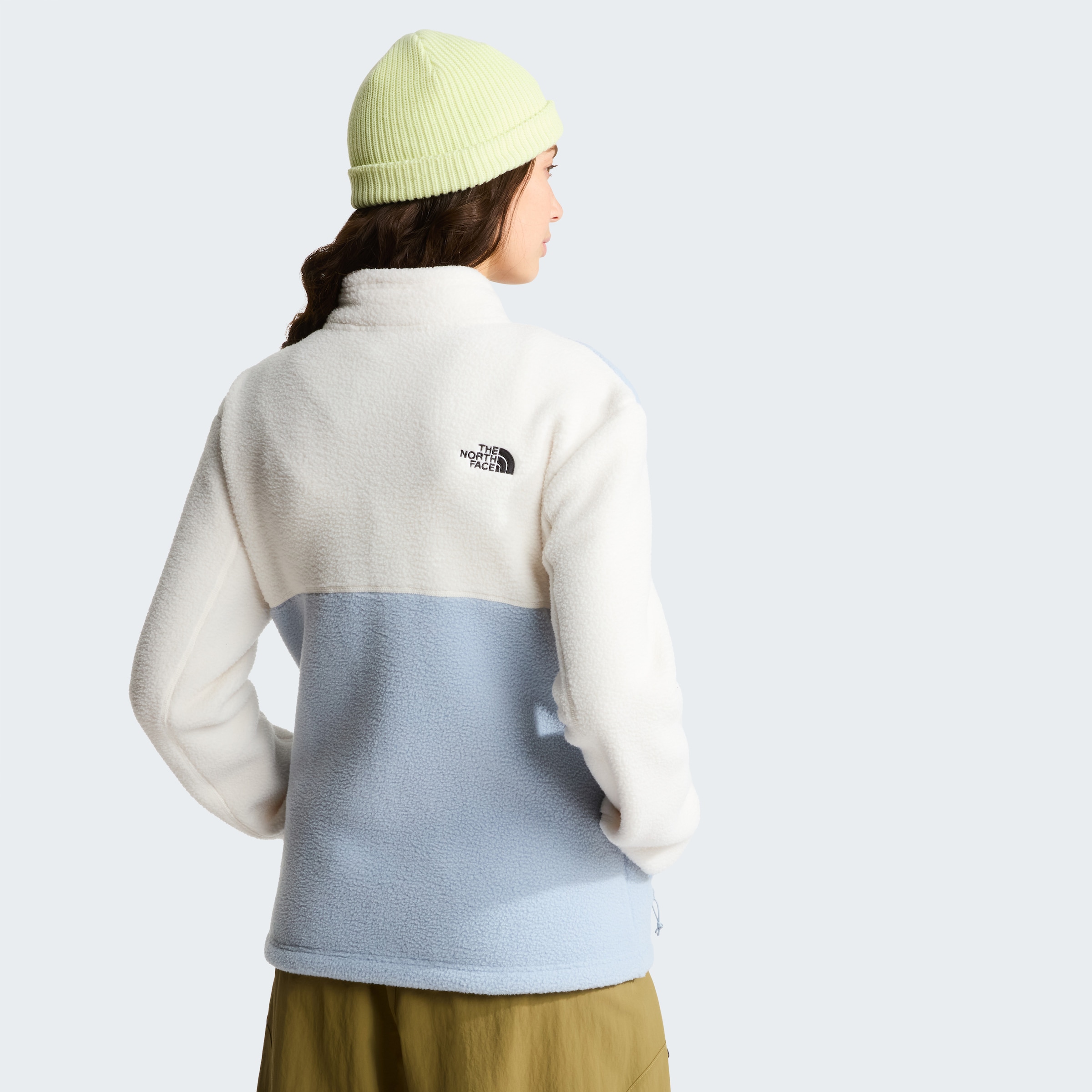 The North Face Strickfleece-Pullover »W YUMIORI FULL ZIP« aus Polyester, mit durchgehendem Reißverschluss
