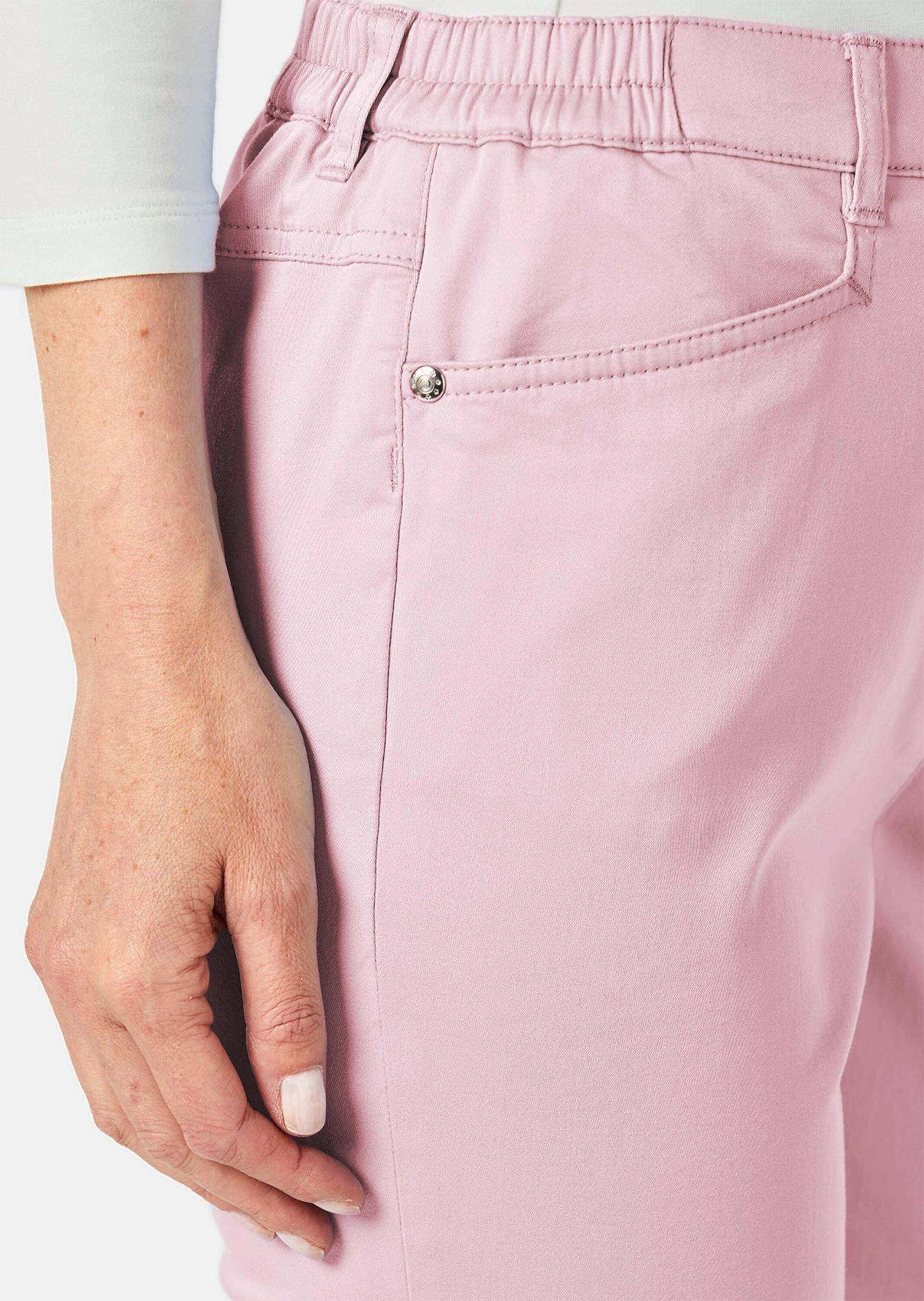 GOLDNER Stoffhose »Kurzgröße Leichte Baumwoll-Hose CARLA«